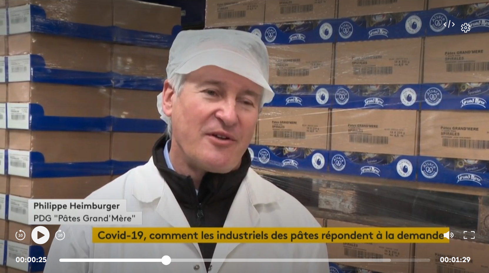 Coronavirus : les fabricants des pâtes tournent à flux tendu