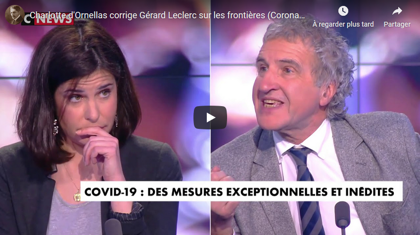 Qui Est Le Compagnon De Charlotte D'ornellas Coronavirus : Charlotte d'Ornellas corrige Gérard Leclerc sur les