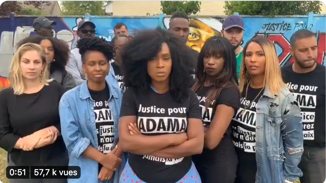 Dimanche, Assa Traoré manifestait contre les violences pénitentiaires alors que son frère Adama a été accusé d’avoir violé a plusieurs reprises un de ses ex-codétenus, en le menaçant avec une fourchette…