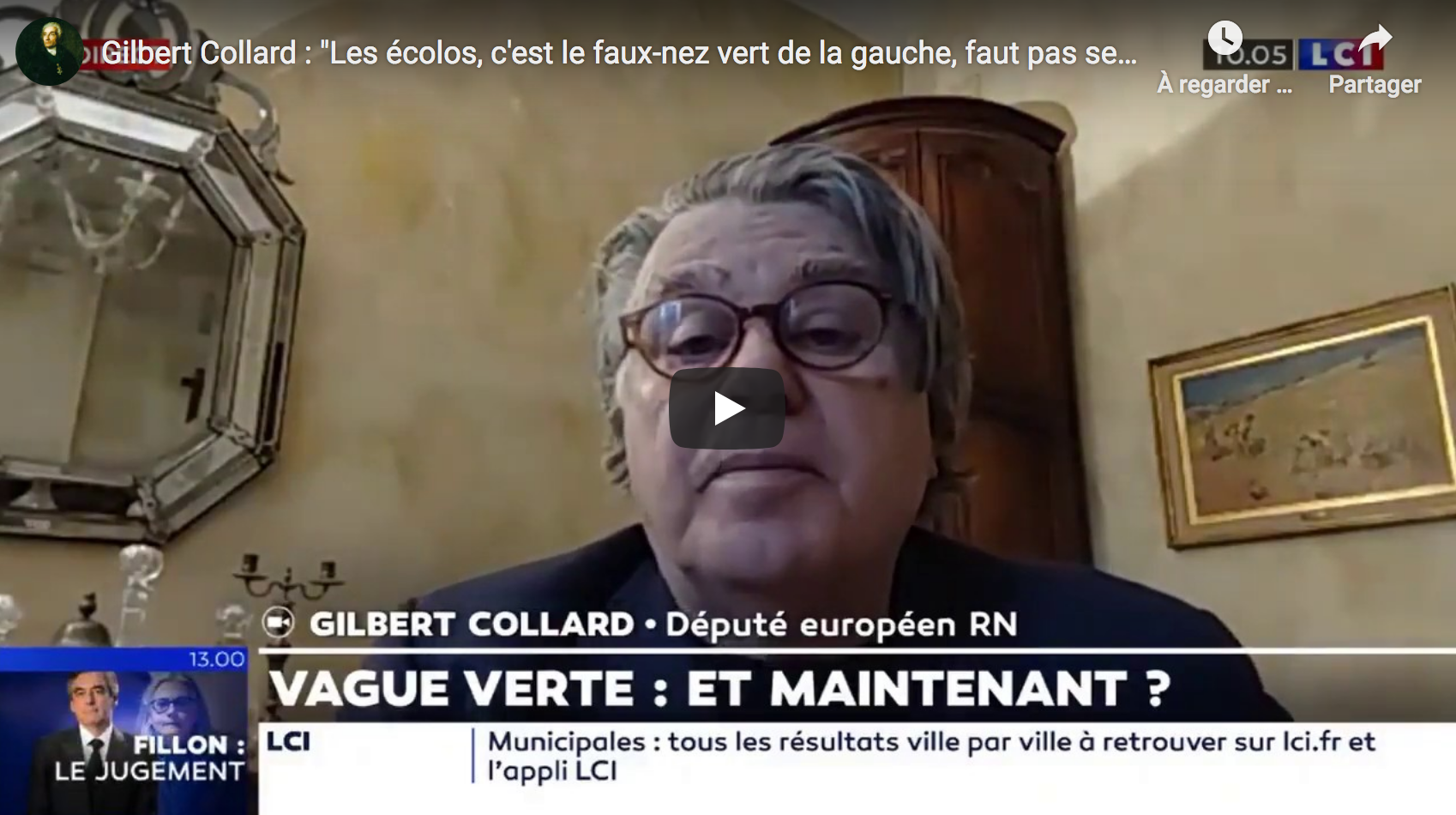 Gilbert Collard : “Les écolos, c’est le faux-nez vert de la gauche !” (VIDÉO)
