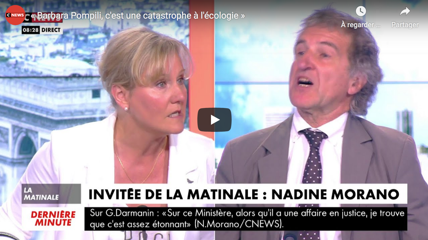 Nadine Morano : « Barbara Pompili, c’est une catastrophe à l’écologie »