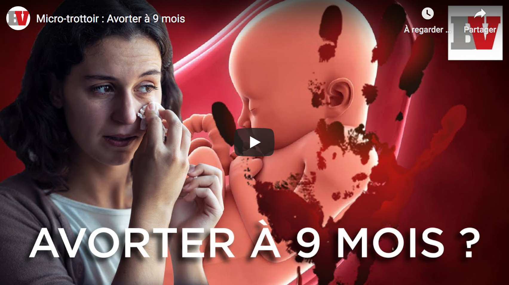 Micro-trottoir : Avorter à 9 mois ?
