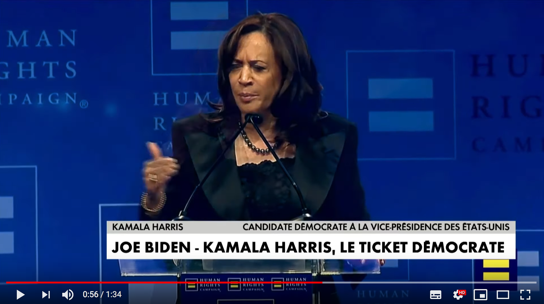 États-Unis : Kamala Harris sera la co-listière de Joe Biden