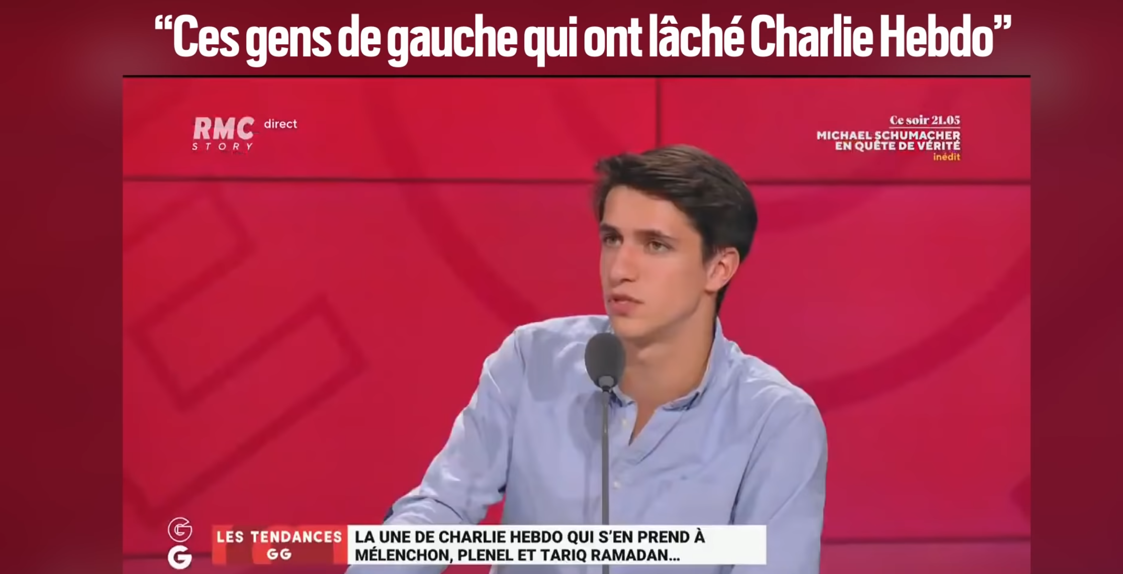 Maxime Lledo tance « ces gens de gauche qui ont abandonné Charlie Hebdo » (VIDÉO)