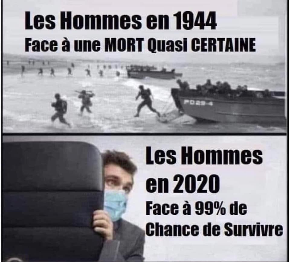 Les Hommes en 1944 / Les “hommes” en 2020