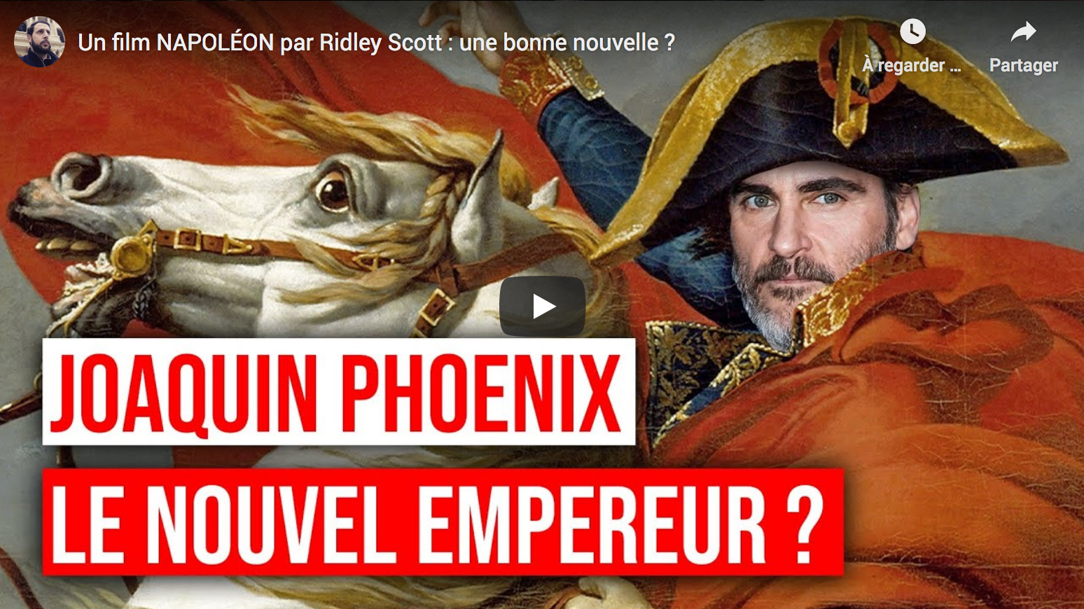 Un film Napoléon par Ridley Scott : une bonne nouvelle ? (Christopher Lannes)