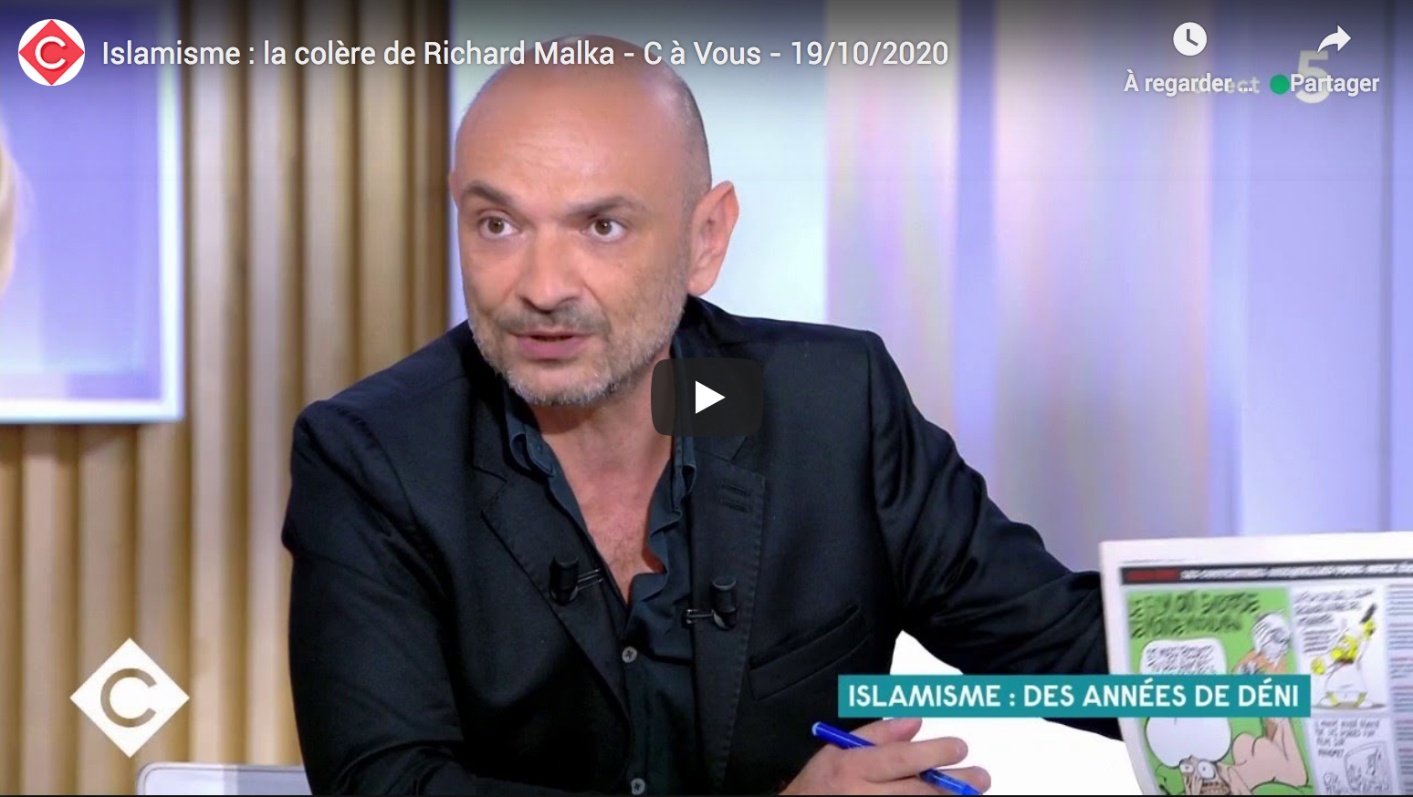 Islamisme : la colère de l’avocat gauchiste Richard Malka (VIDÉO)