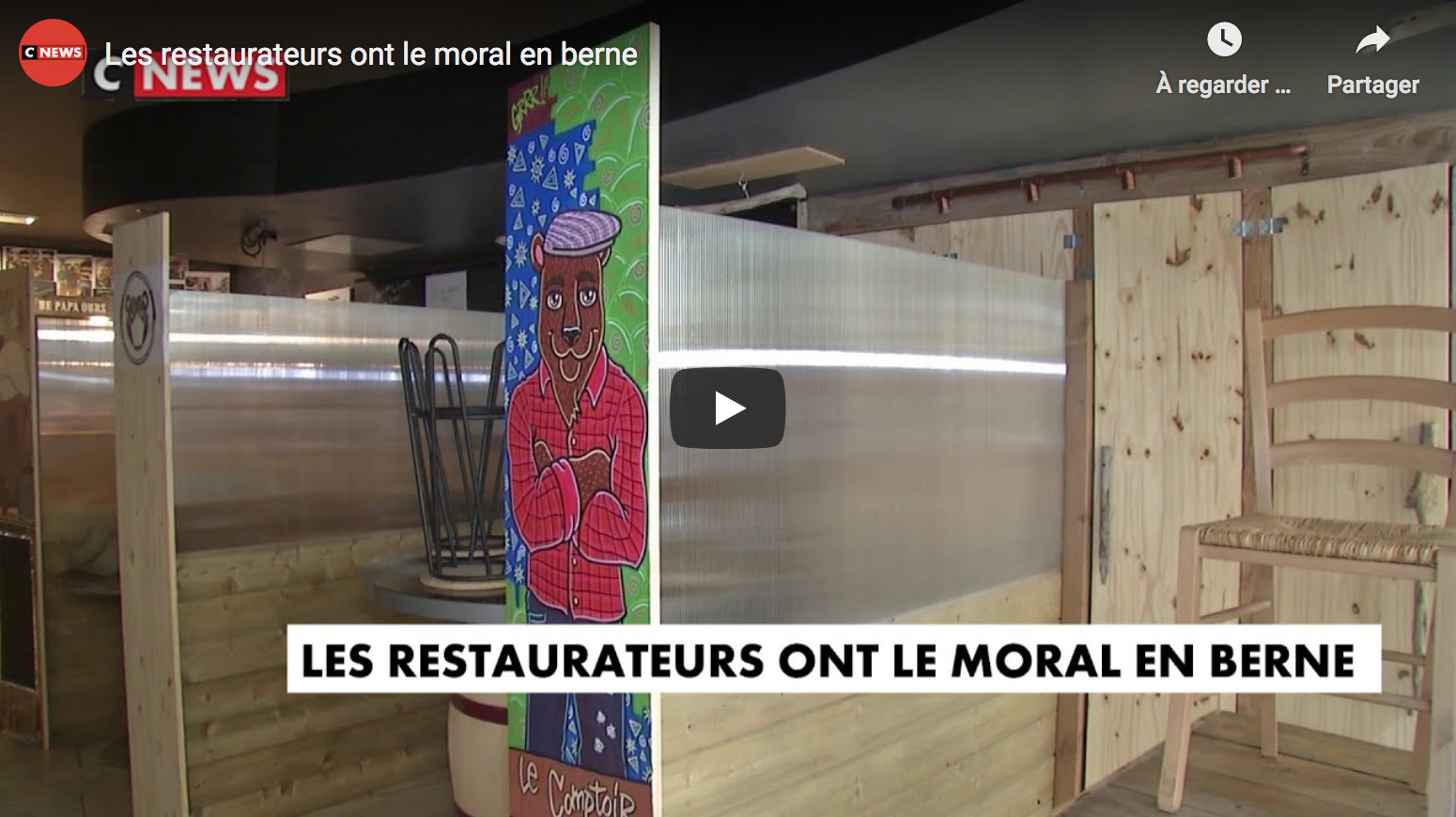 Les restaurateurs ont le moral en berne