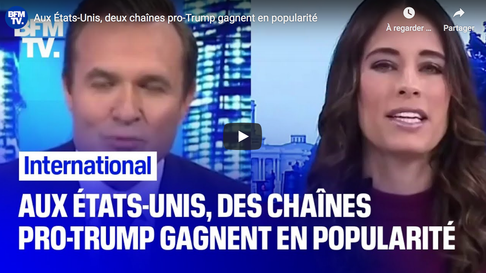 Aux États-Unis, deux chaînes pro-Trump gagnent en popularité