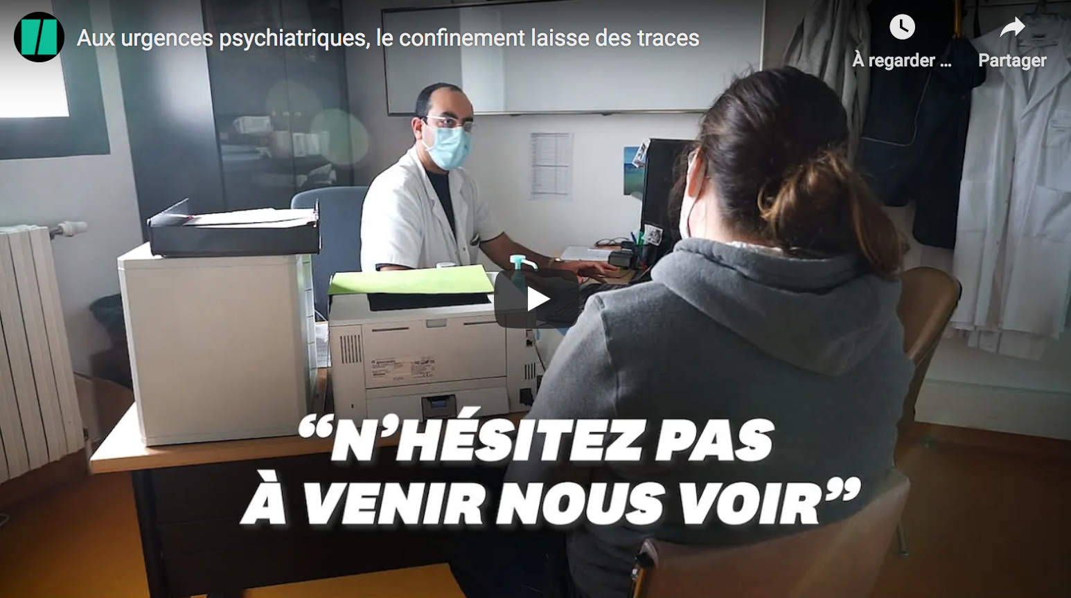 Aux urgences psychiatriques, le confinement laisse des traces
