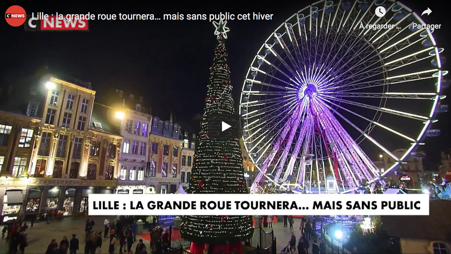 Lille : la grande roue tournera… mais sans public cet hiver
