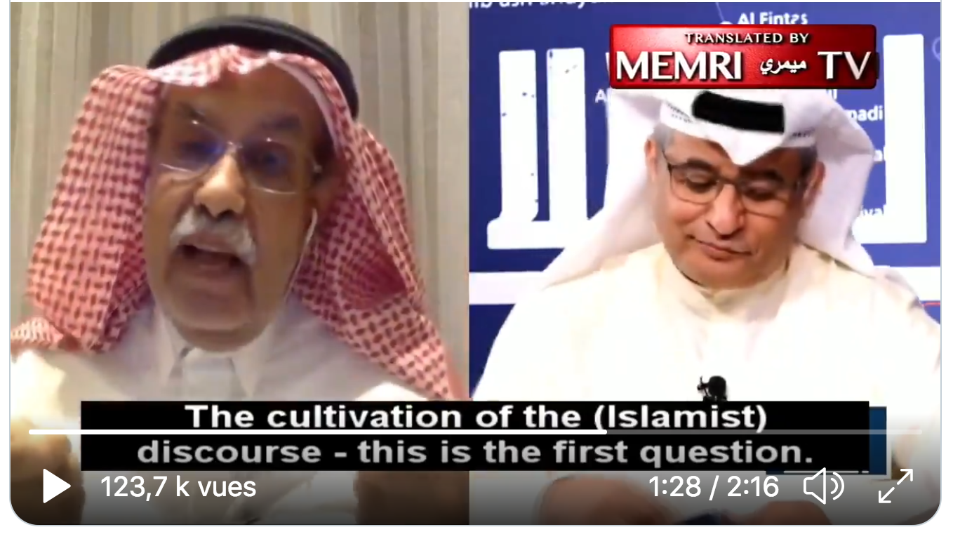 Quand un professeur saoudien s’inquiète de l’extrémisme des musulmans d’Europe… (VIDÉO)