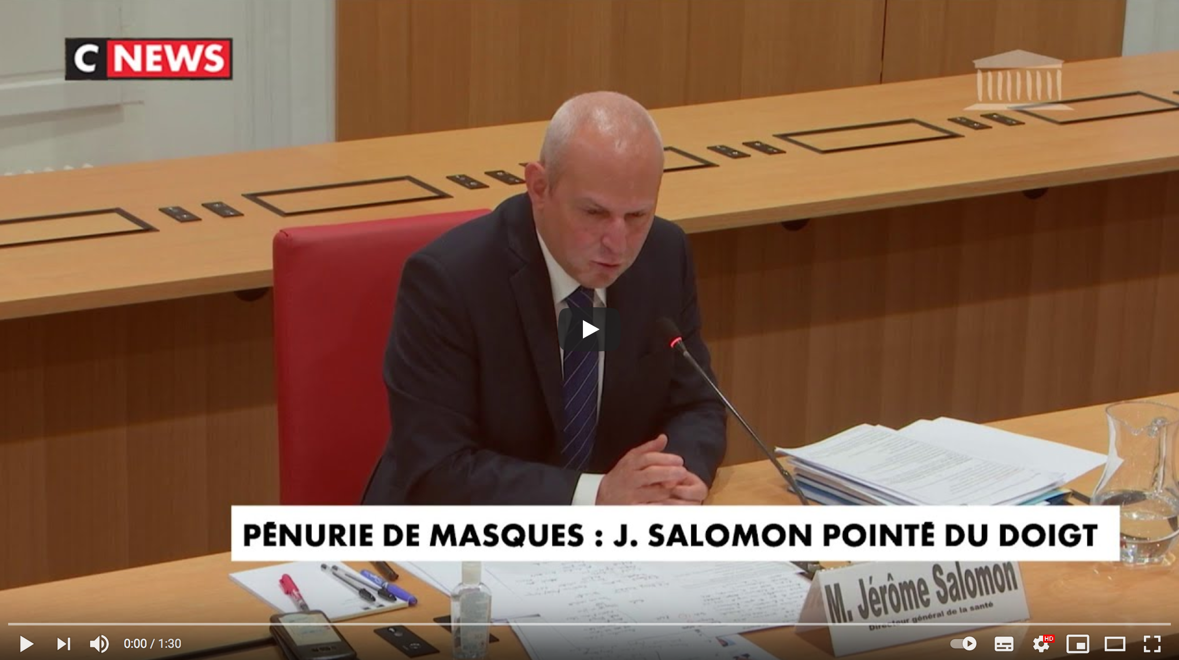 Pénurie de masques : Jérôme Salomon pointé du doigt (VIDÉO)