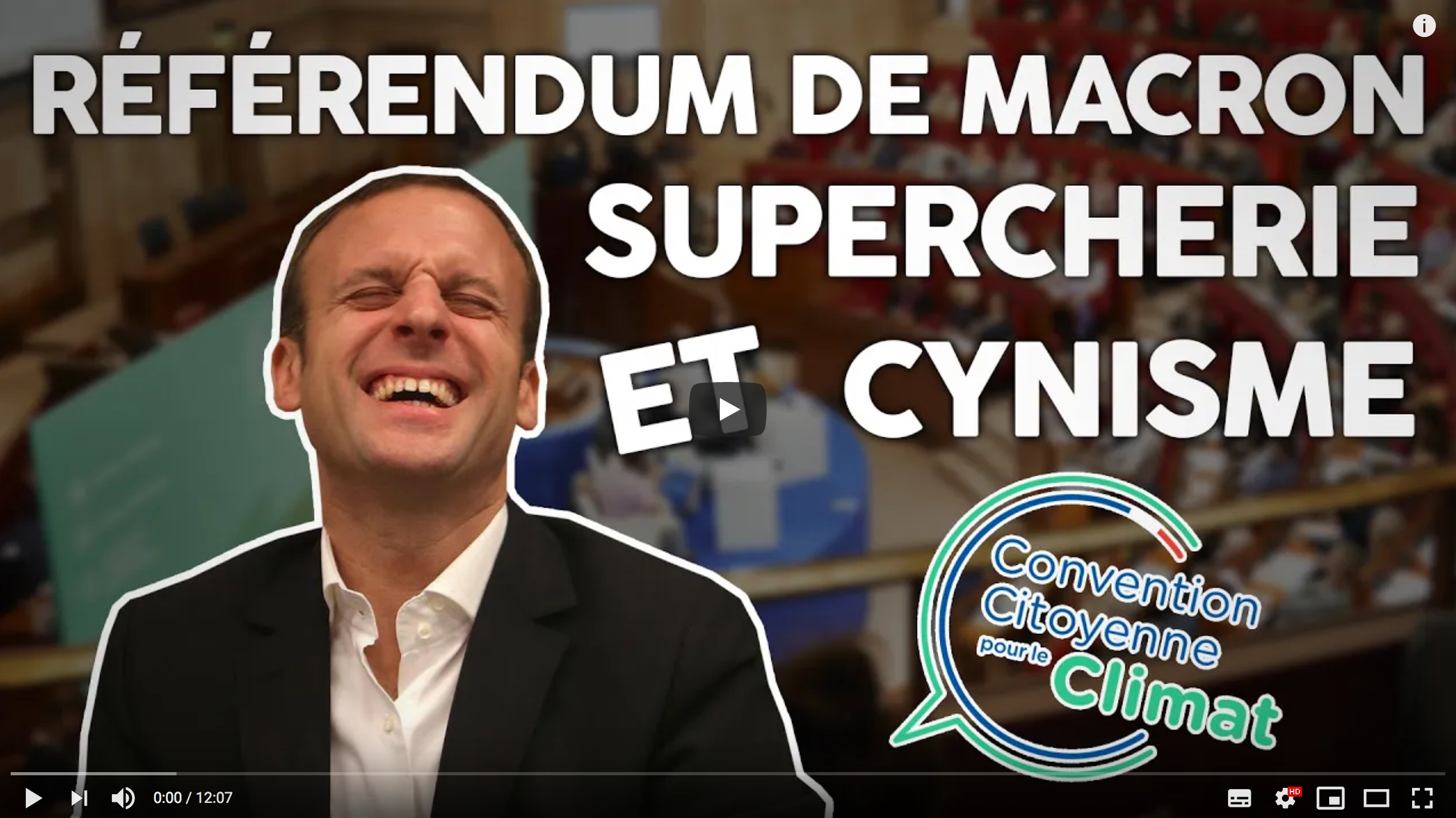 Référendum Climat : Emmanuel Macron bat tous les records de cynisme. Riposte ! (Florian Philippot)