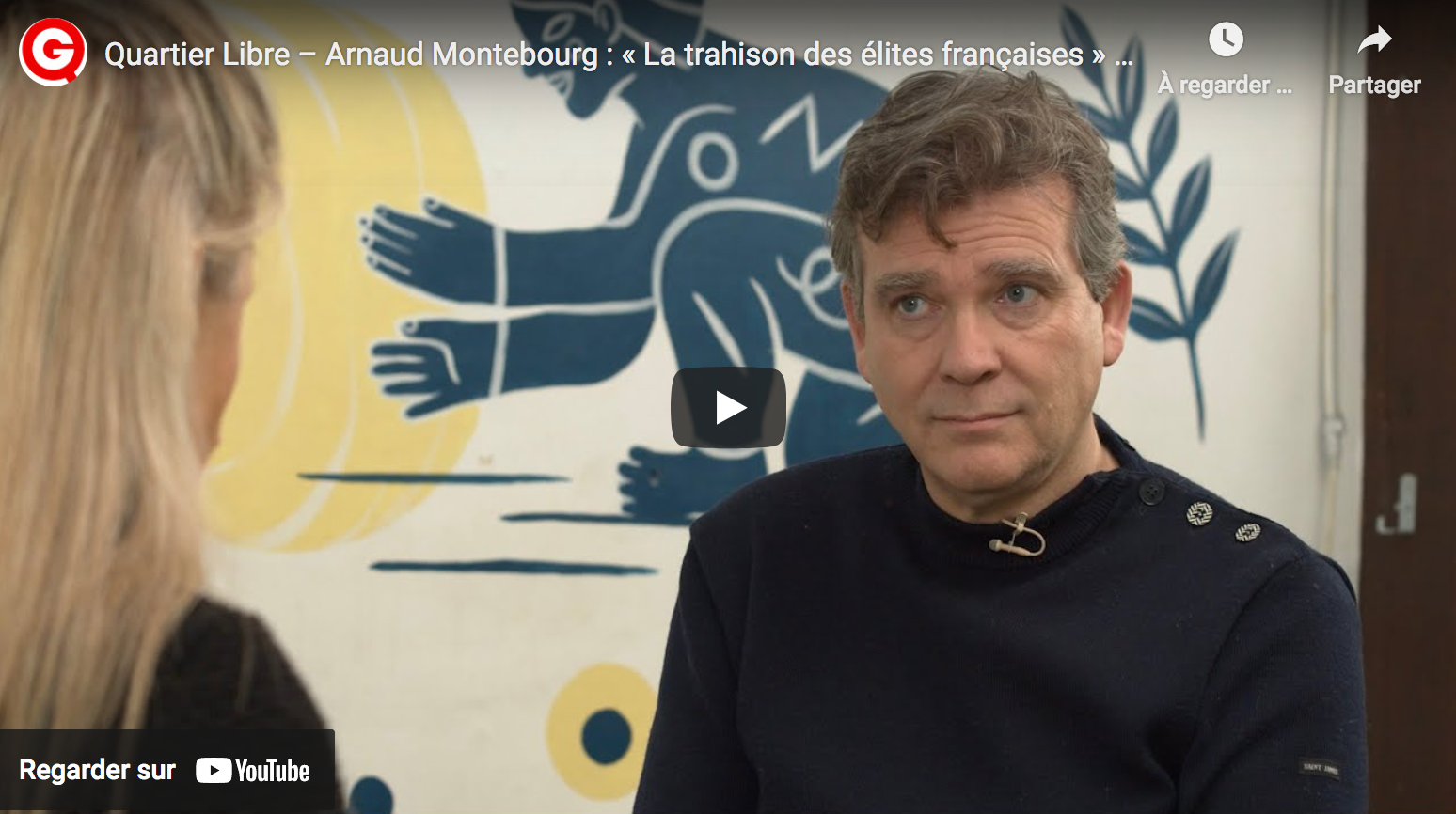 Arnaud Montebourg dénonce « la trahison des élites françaises » (VIDÉO)