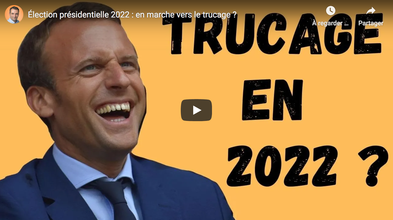  lection pr sidentielle 2022  en marche  vers le trucage 