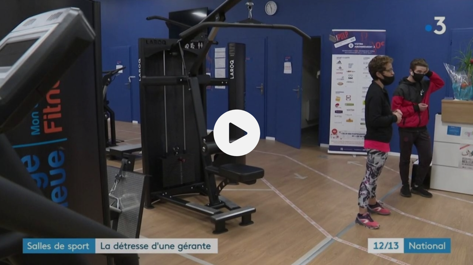 Salles de sport : en détresse, une gérante vit avec son fils dans les vestiaires de sa salle (REPORTAGE)