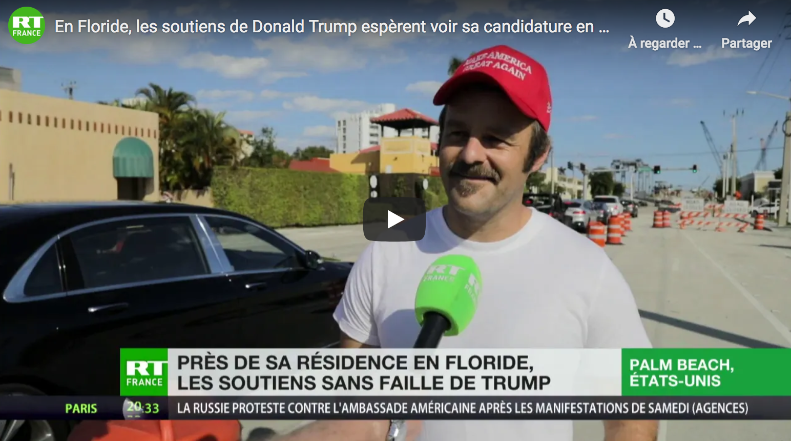 En Floride, les soutiens de Donald Trump espèrent voir sa candidature en 2024