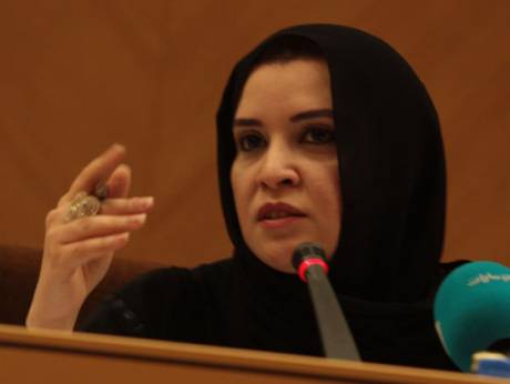 Amal Al Qubsaisi, présidente du parlement des Emirats