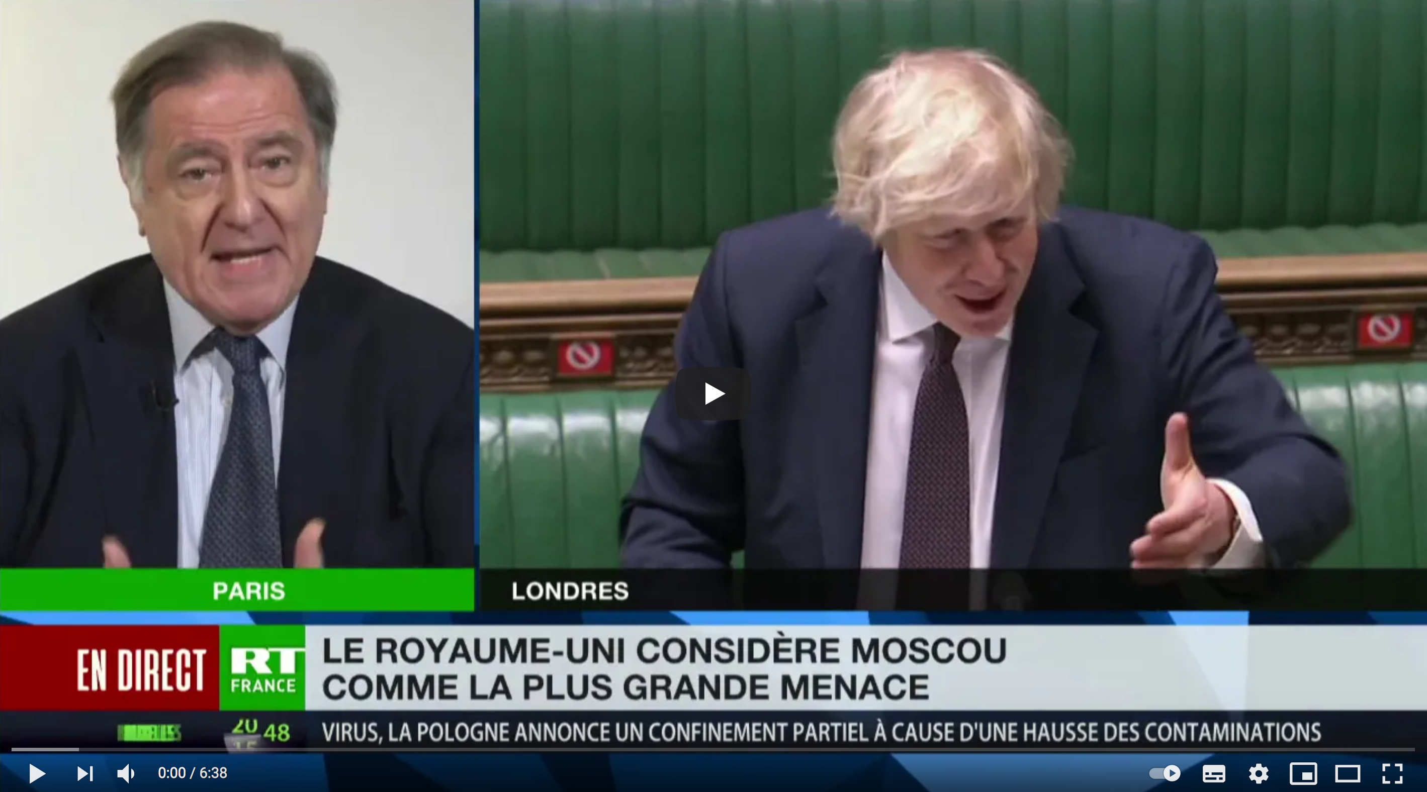 Le Royaume-Uni considère Moscou comme la plus grande menace : l’analyse de Claude Blanchemaison (VIDÉO)