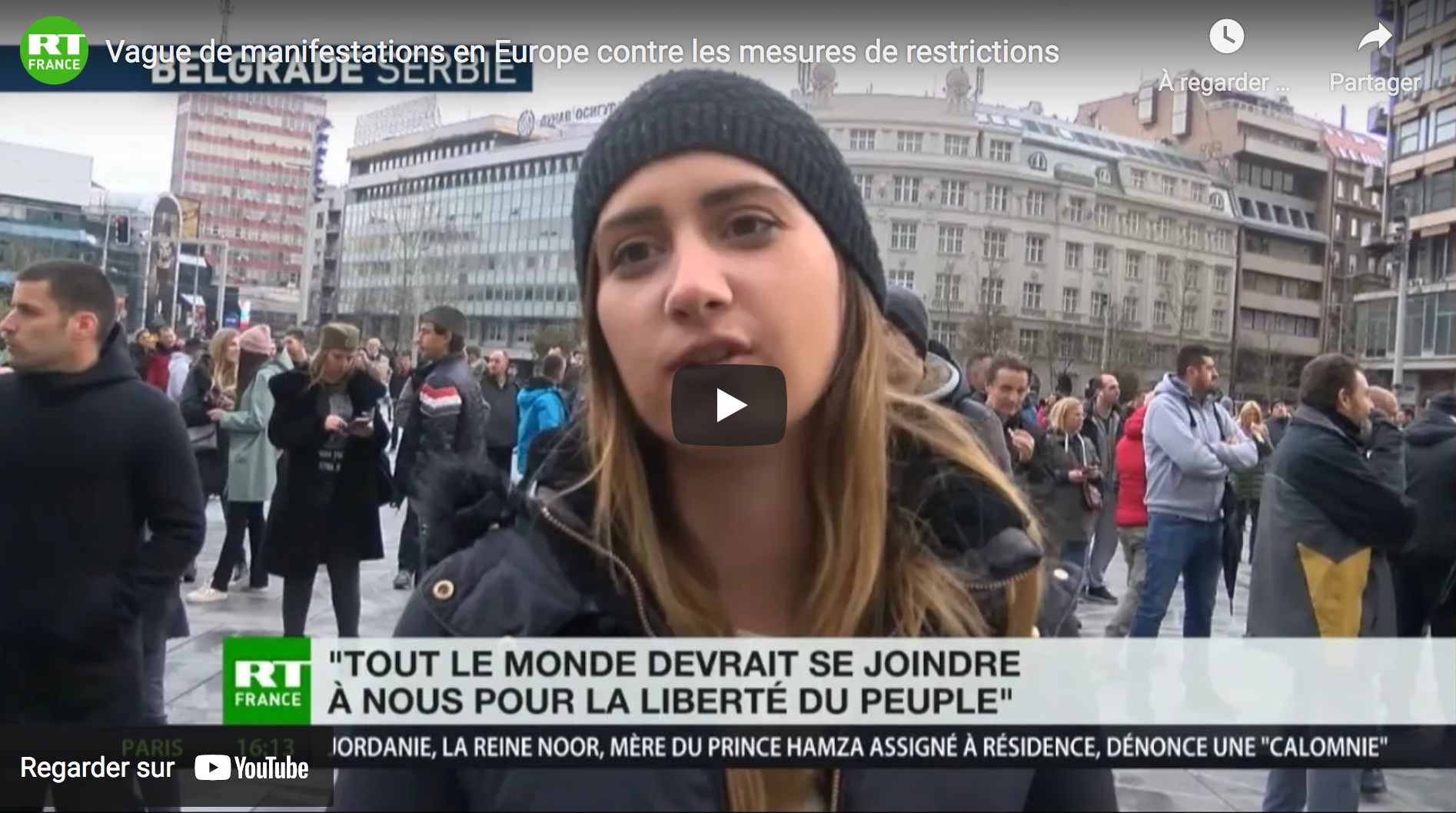 Vague de manifestations en Europe contre les mesures de restrictions (REPORTAGES)