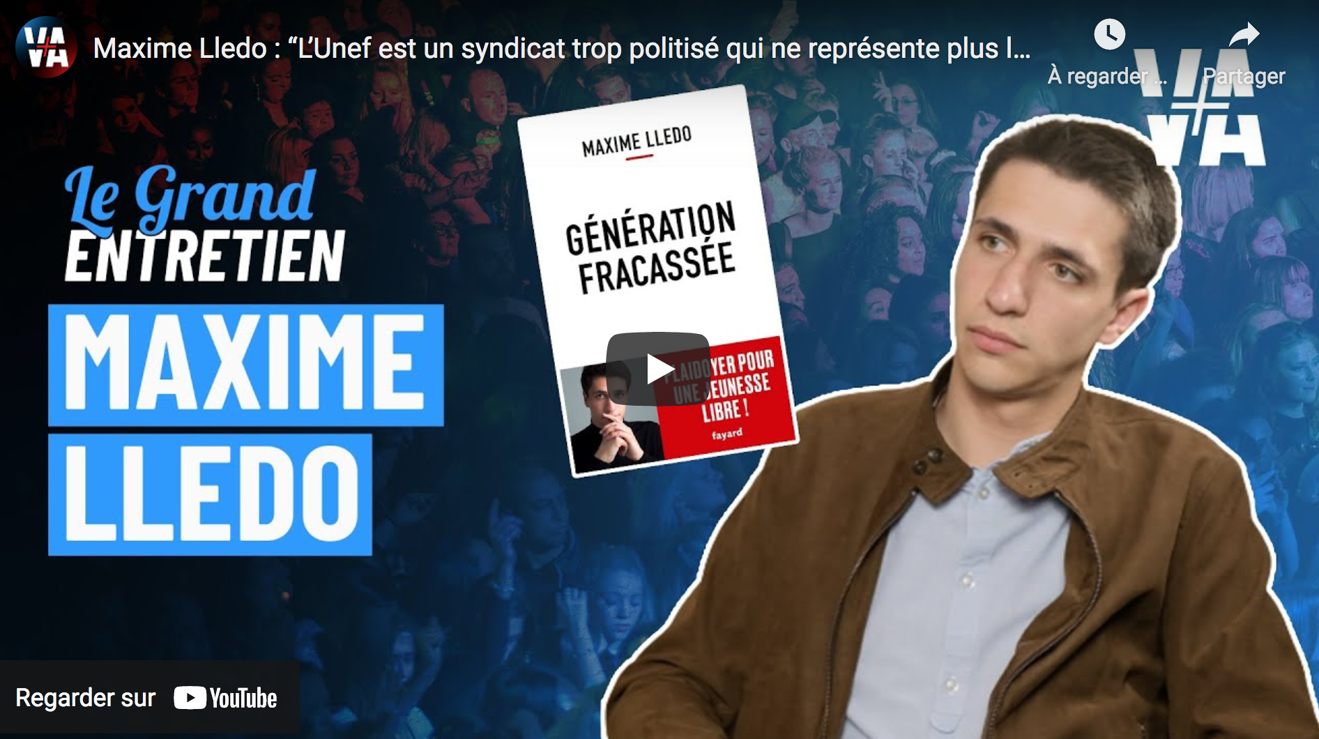 Maxime Lledo : “L’Unef est un syndicat trop politisé qui ne représente plus la jeunesse” (VIDÉO)