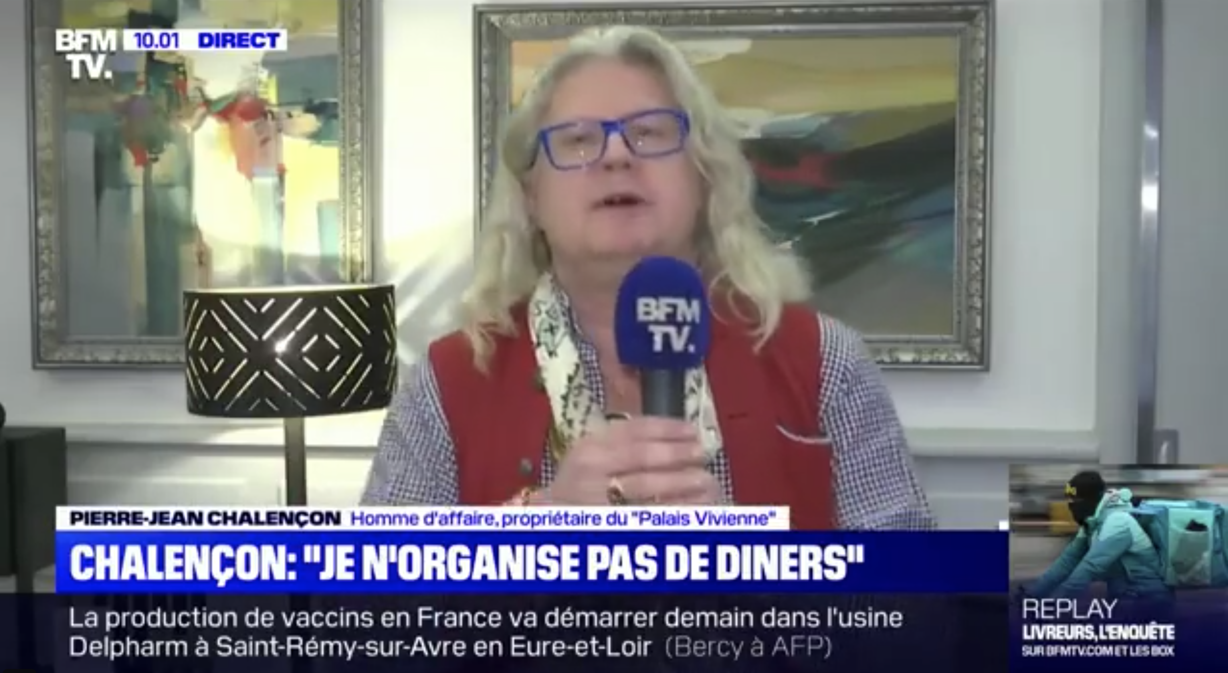 Pierre-Jean Chalençon très sérieux sur les dîners clandestins : “C’était un énorme poisson d’avril qui a marché” (VIDÉO)