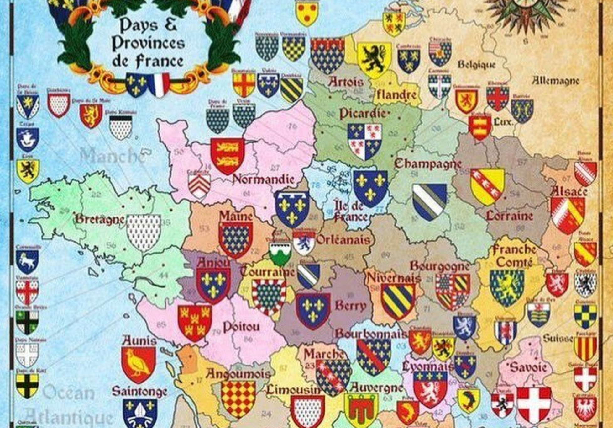 Les anciennes provinces de France