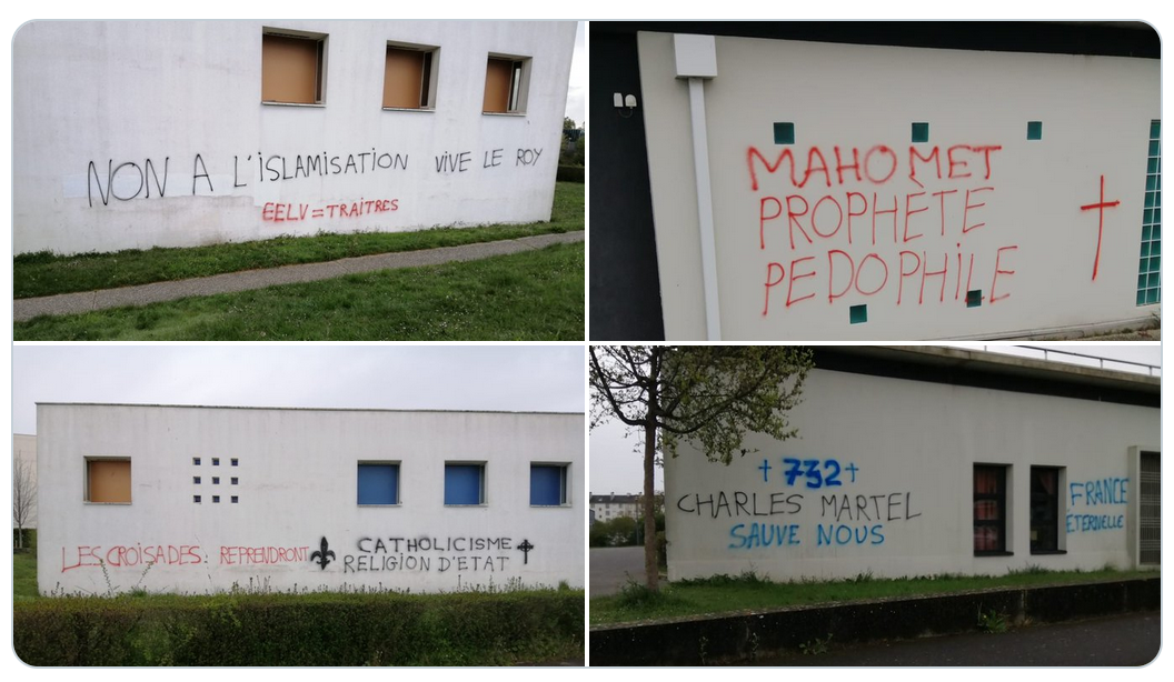 Réaction identitaire contre la mosquée de Rennes