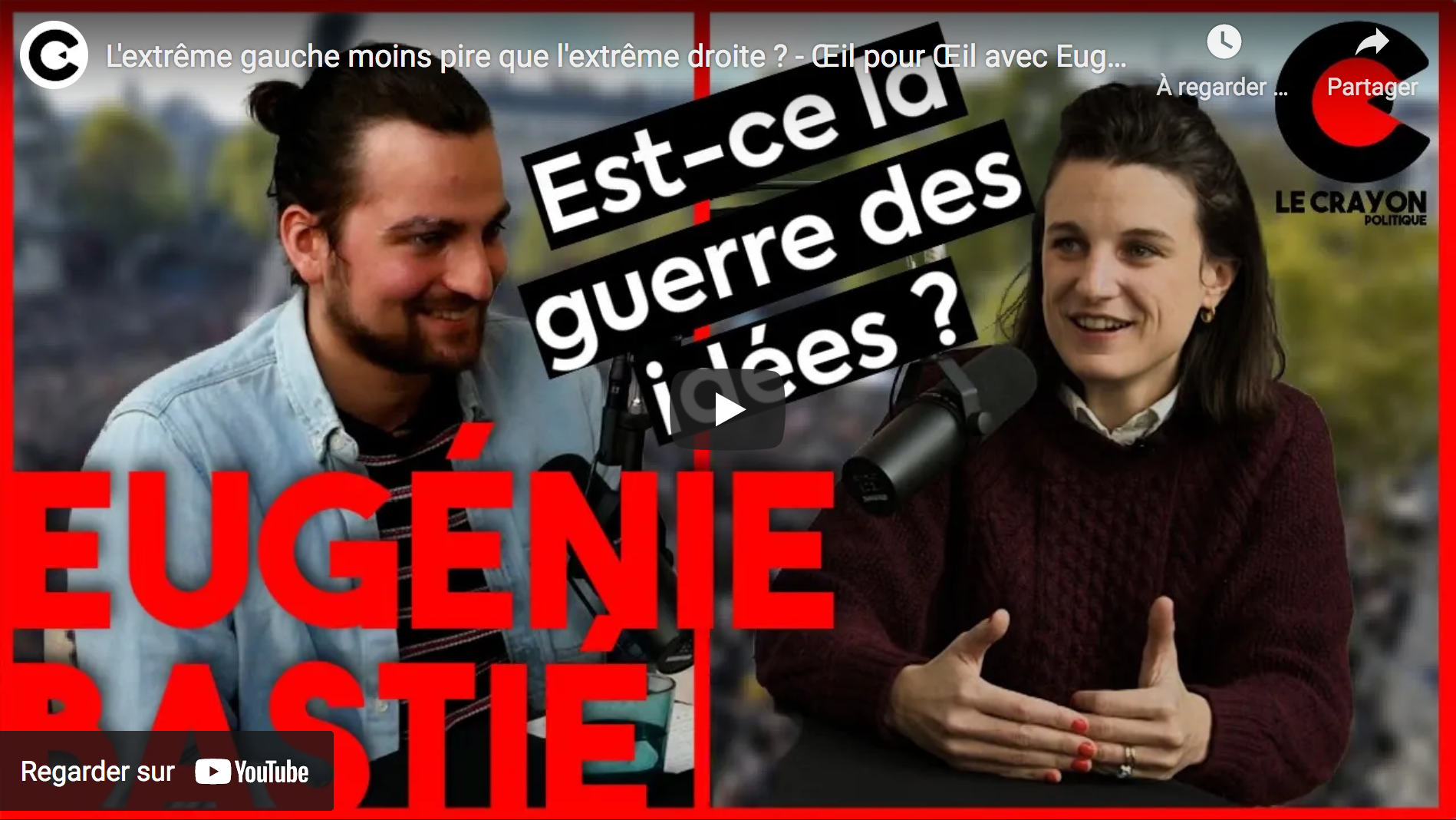 “Œil pour Œil” : Eugénie Bastié face à Antonin (DÉBAT)