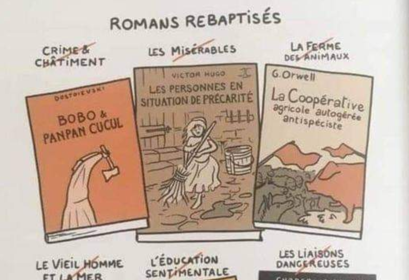 Novlangue : Vos romans préférés bientôt rebaptisés