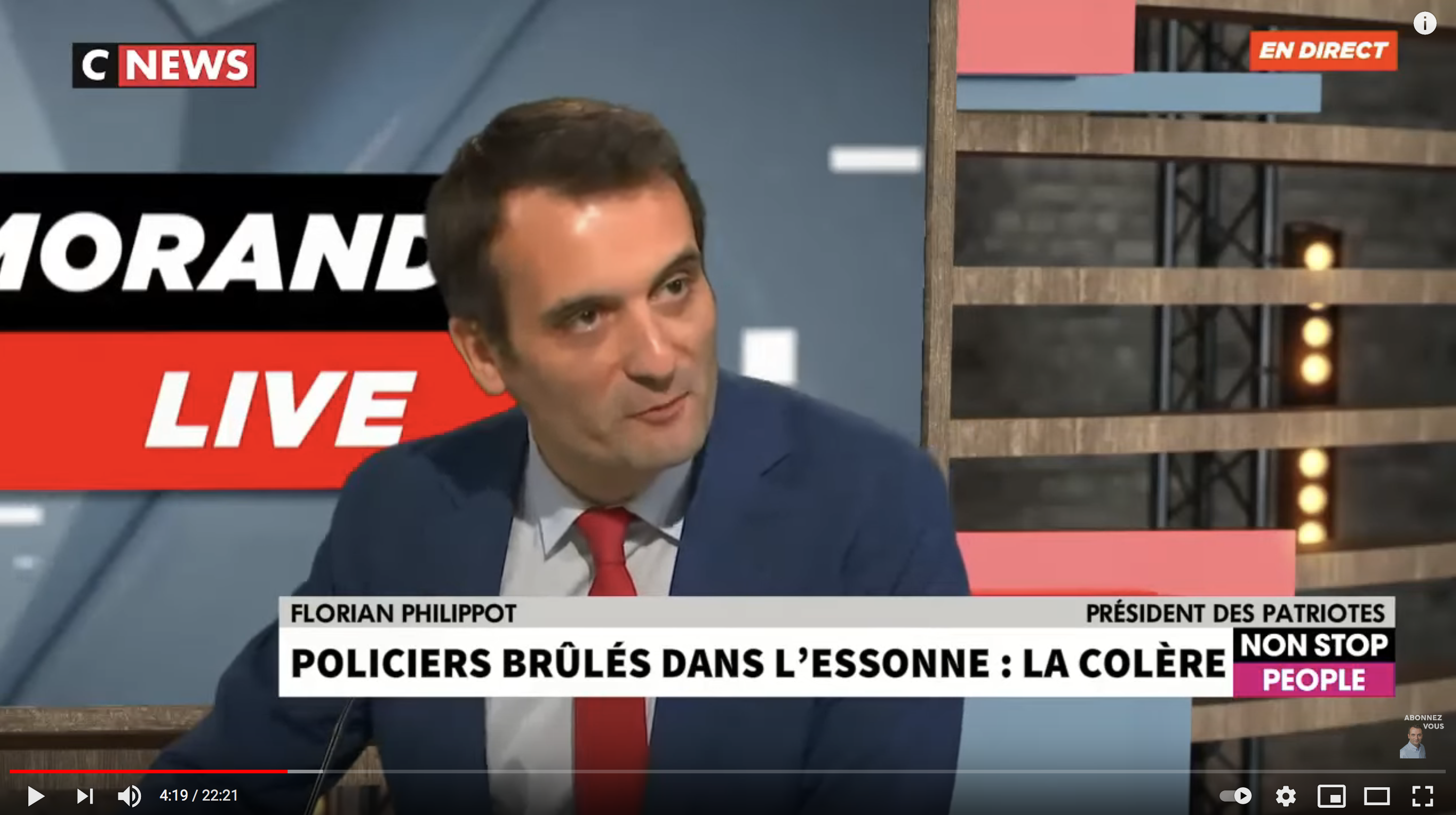Vaccins, immigration, corruption… Florian Philippot dit ses quatre vérités sur CNEWS (VIDÉO)