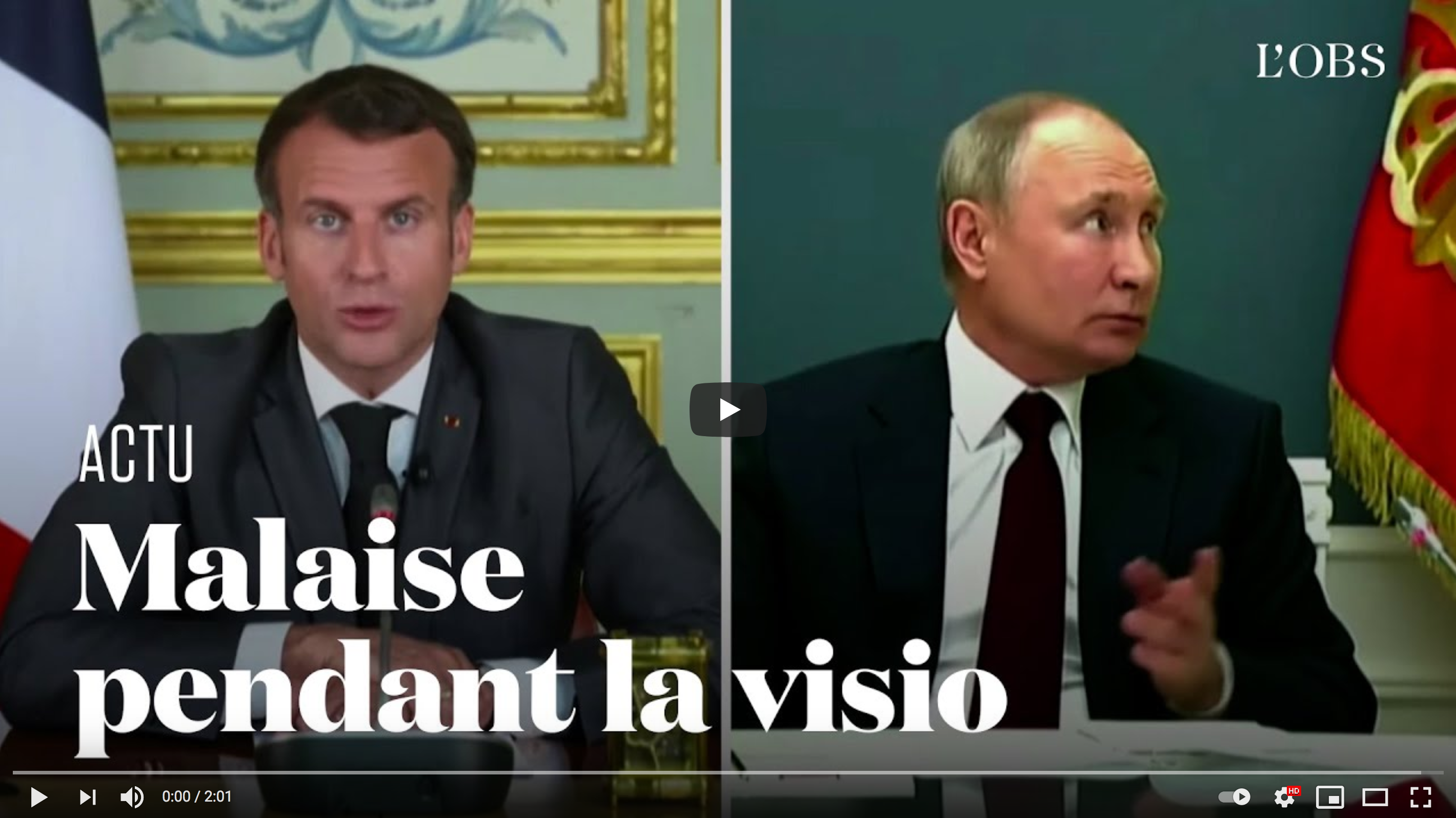 Macron se fait couper le micro au profit de Poutine lors du sommet sur le climat organisé par Biden (VIDÉO)