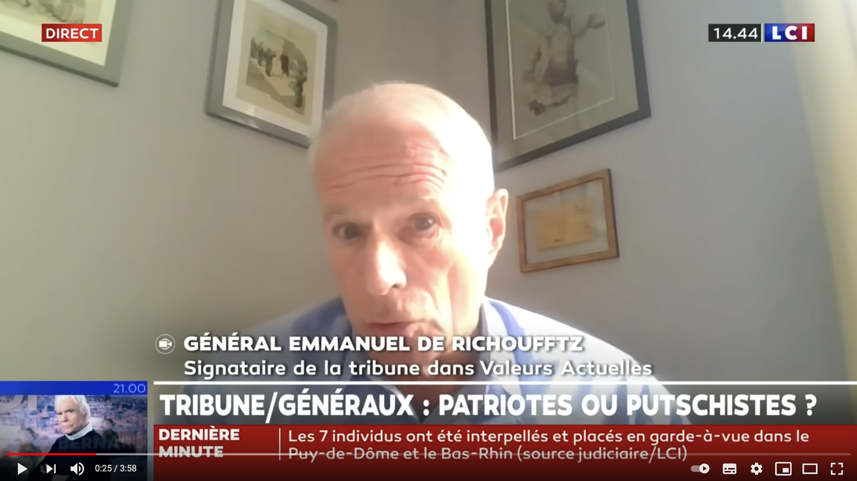 Le Général de Richoufftz : “Florence Parly n’a aucune capacité pour être ministre de la Défense !” (VIDÉO)