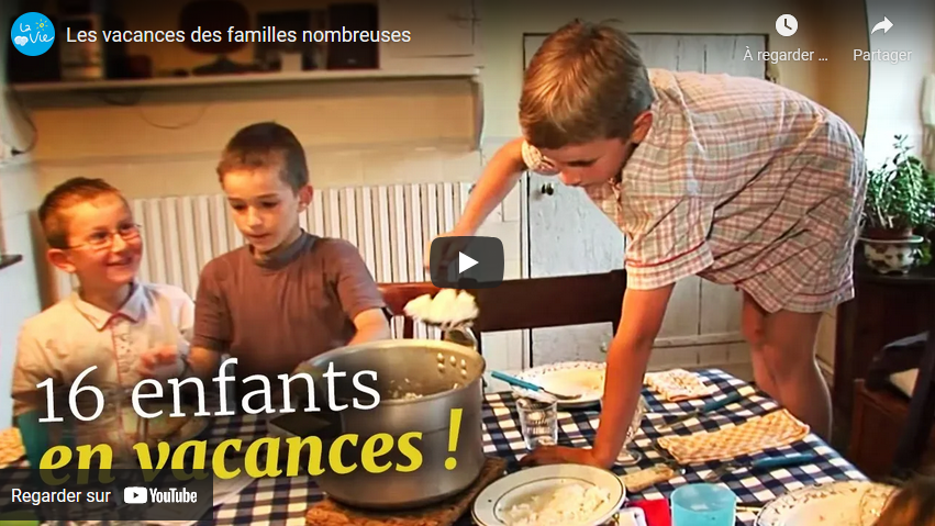 Vacances de familles nombreuses (DOCUMENTAIRE)