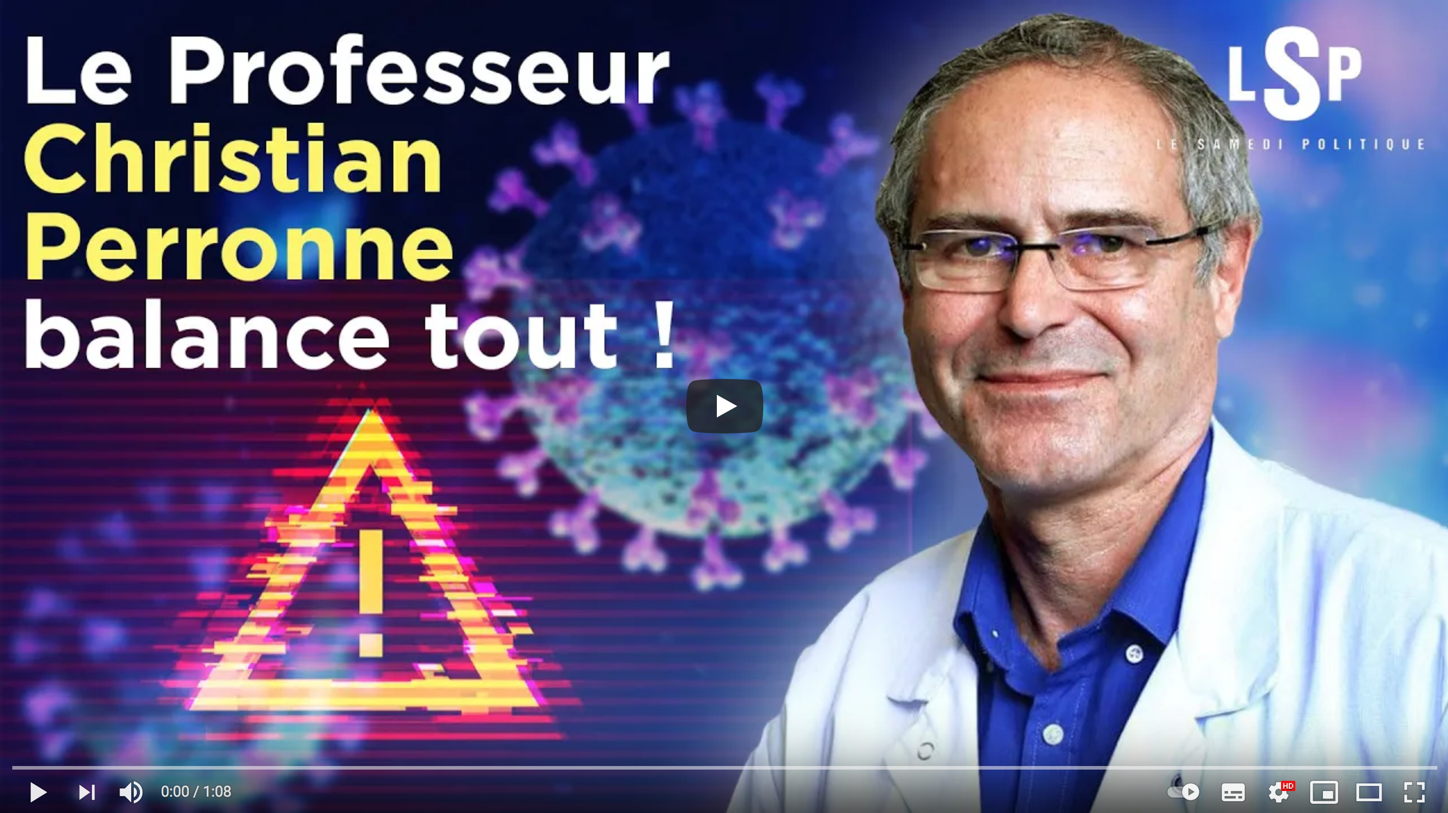 Covid-19 : “C’est du terrorisme qu’on impose aux Français !” (Pr Christian Perronne)