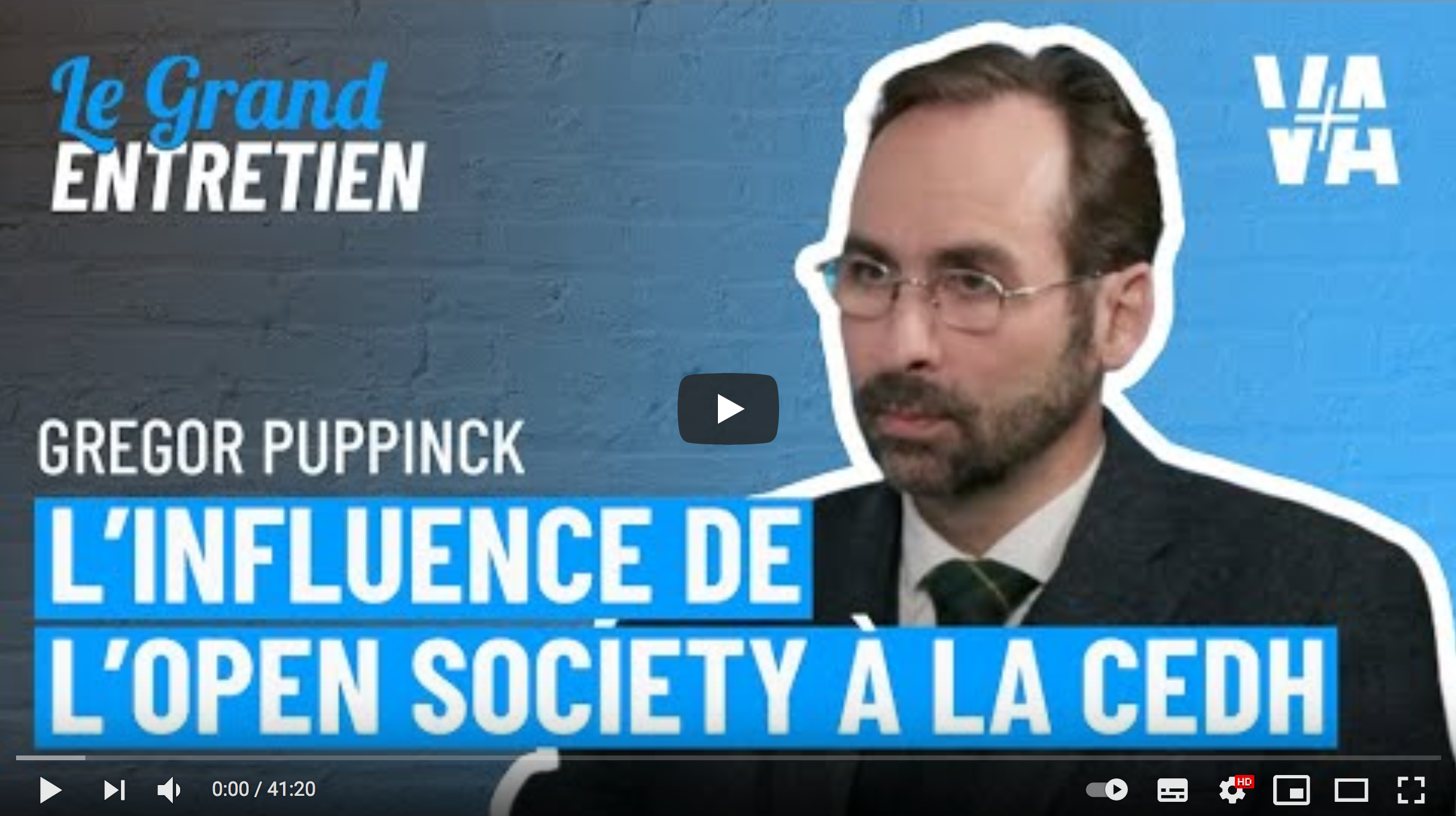 La CEDH sous influence de George Soros ? (Gregor Puppinck)