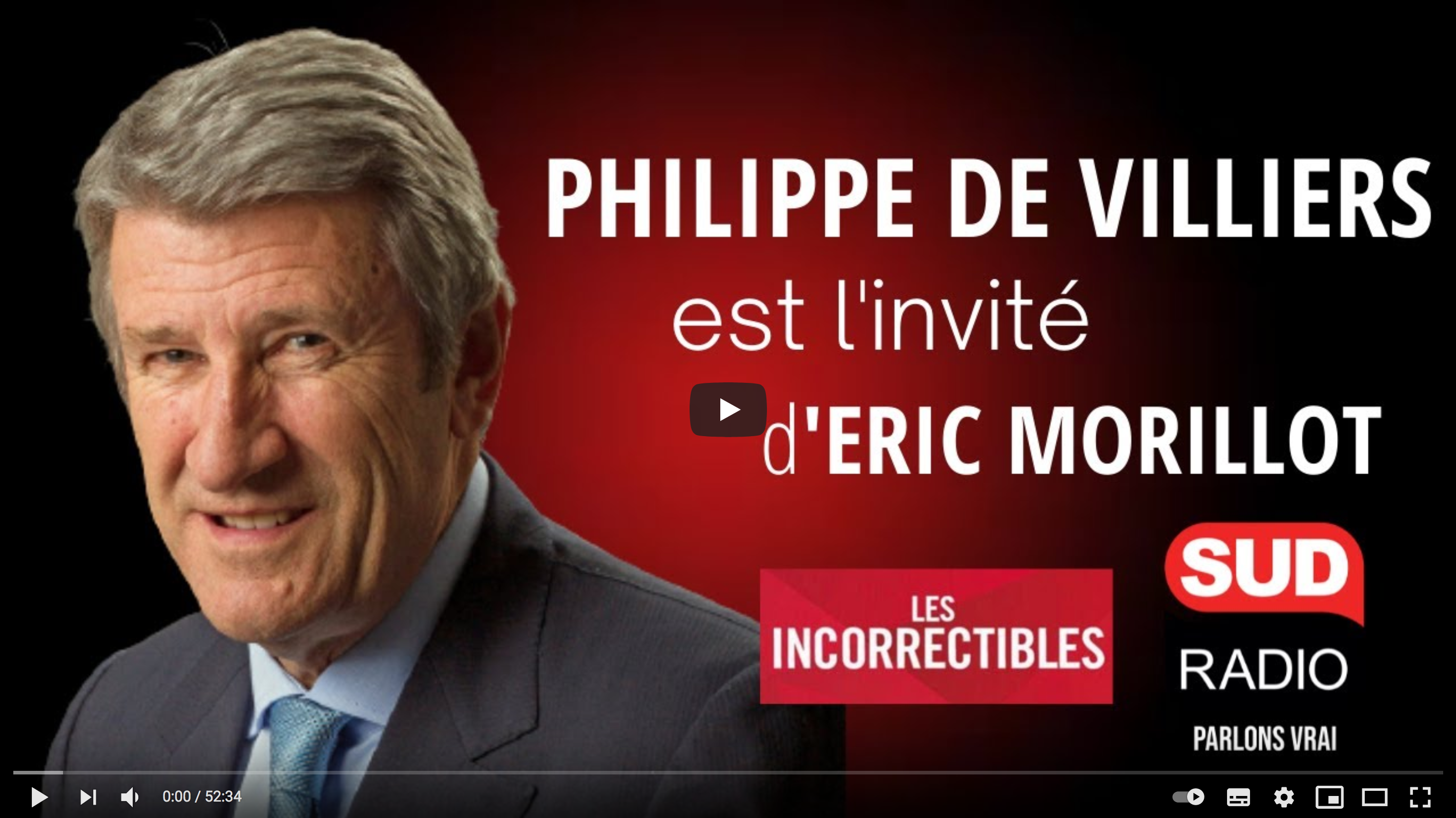 Philippe de Villiers : “La France peut mourir !” (VIDÉO)