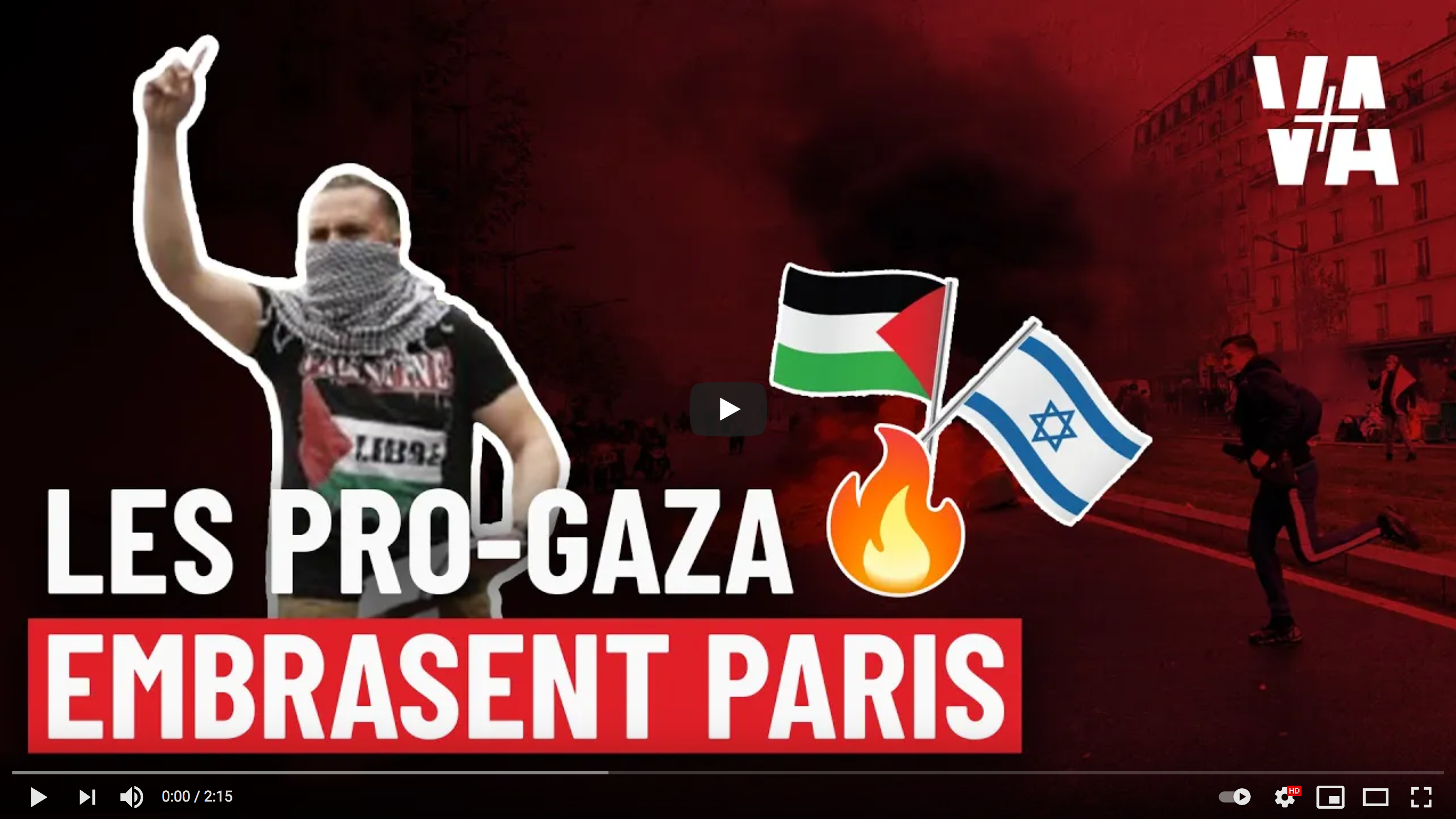 « Allah Akbar », les pro-Gaza embrasent Paris (REPORTAGE)