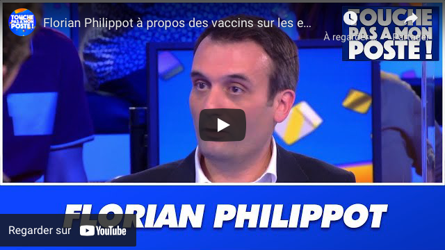 Florian Philippot à propos des vaccins sur les enfants : “On les utilise comme des bouches-piqûres !”