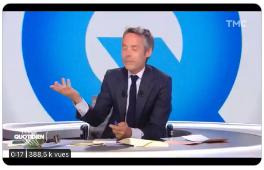 Le Grand Remplacement enfin évoqué calmement dans “Quotidien” grâce à Michel Houellebecq