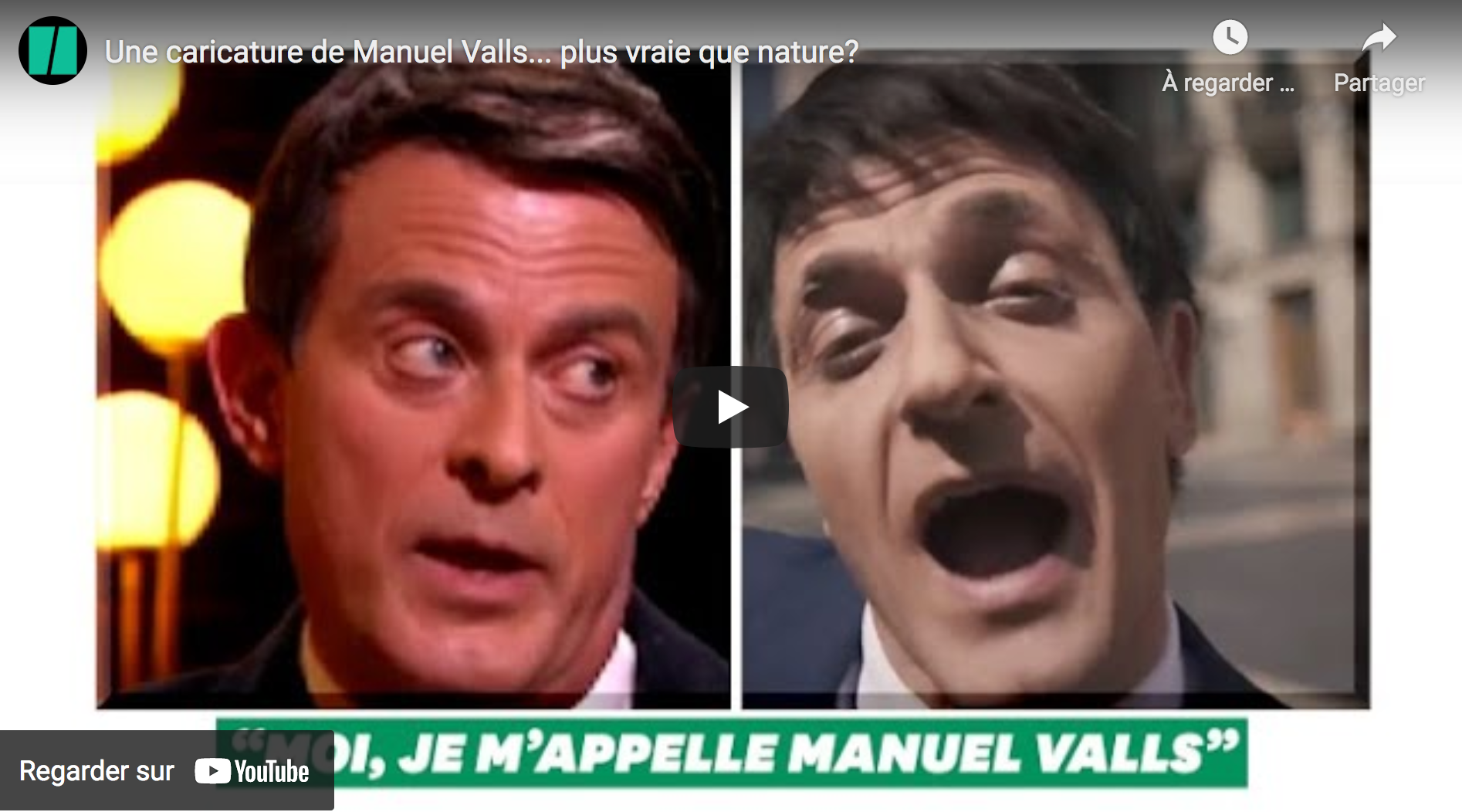 Une caricature de Manuel Valls… plus vraie que nature ? (Le clip et les faits)