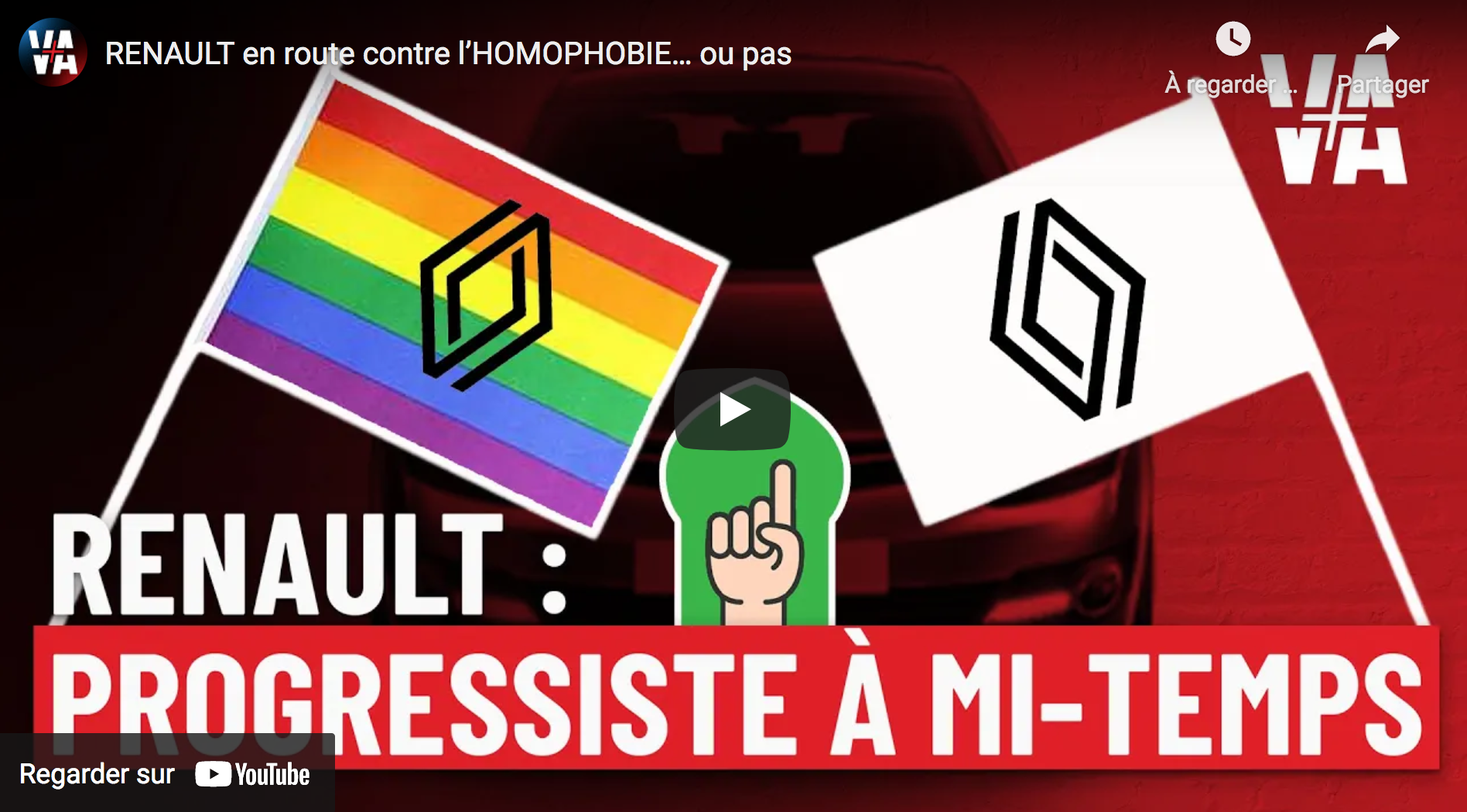 Drôle : Renault homofou dans les pays homofous, mais pas au Maroc, en Russie, en Indonésie, en Égypte ou en Turquie
