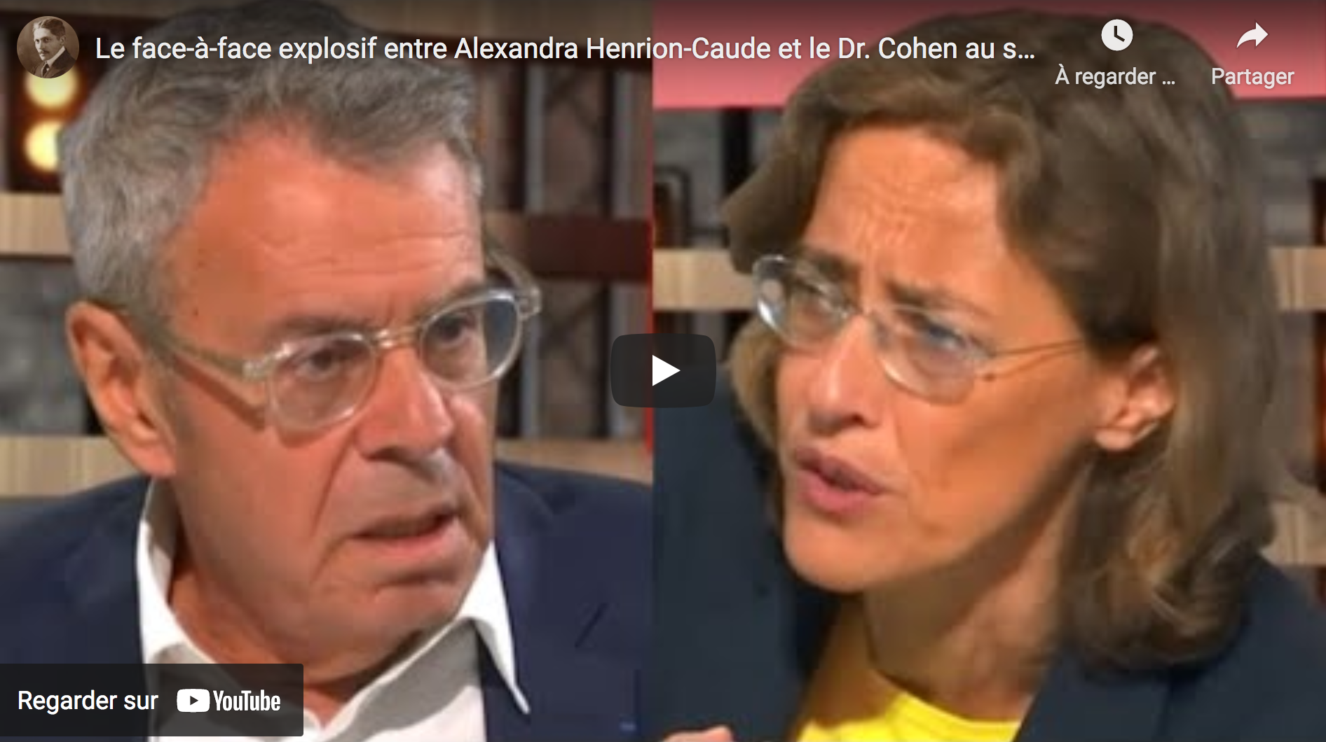 Face-à-face explosif entre Alexandra Henrion-Caude et le Dr Jean-Michel Cohen au sujet des vaccins (VIDÉO)