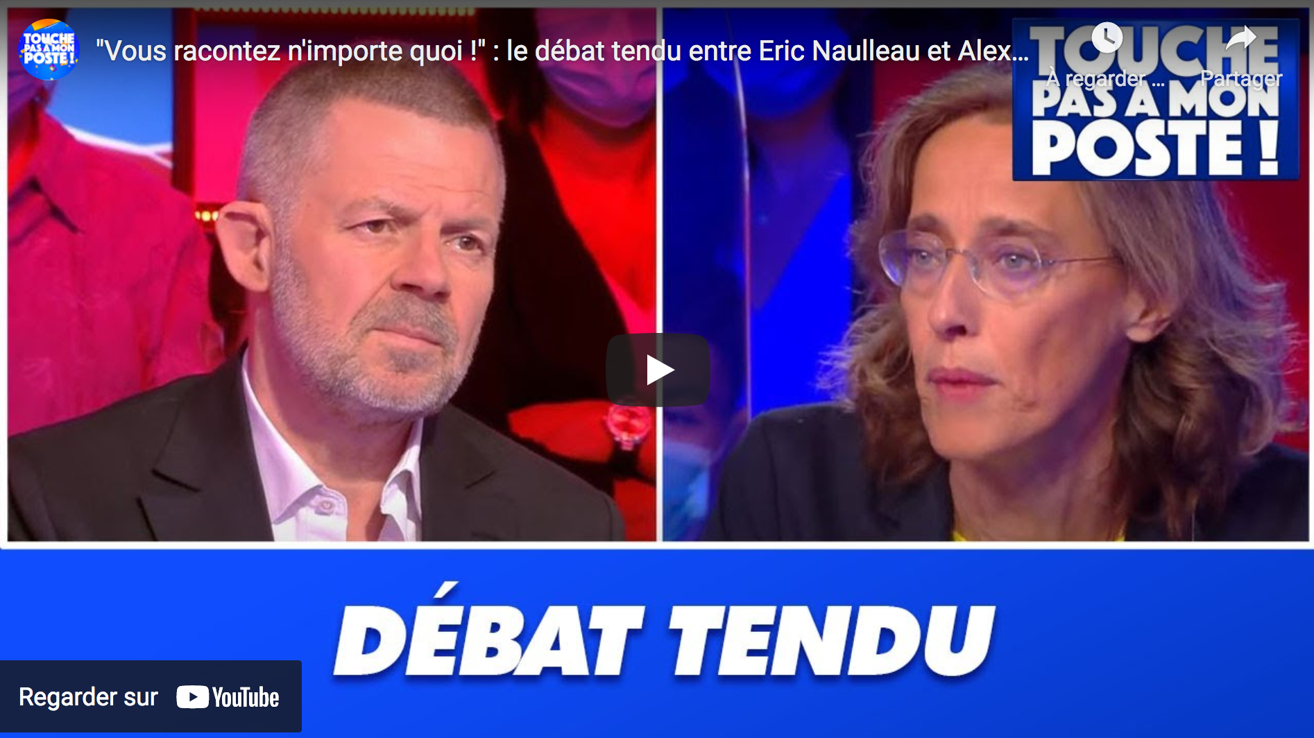 Débat tendu entre Éric Naulleau et Alexandra Henrion-Caude (VIDÉO)