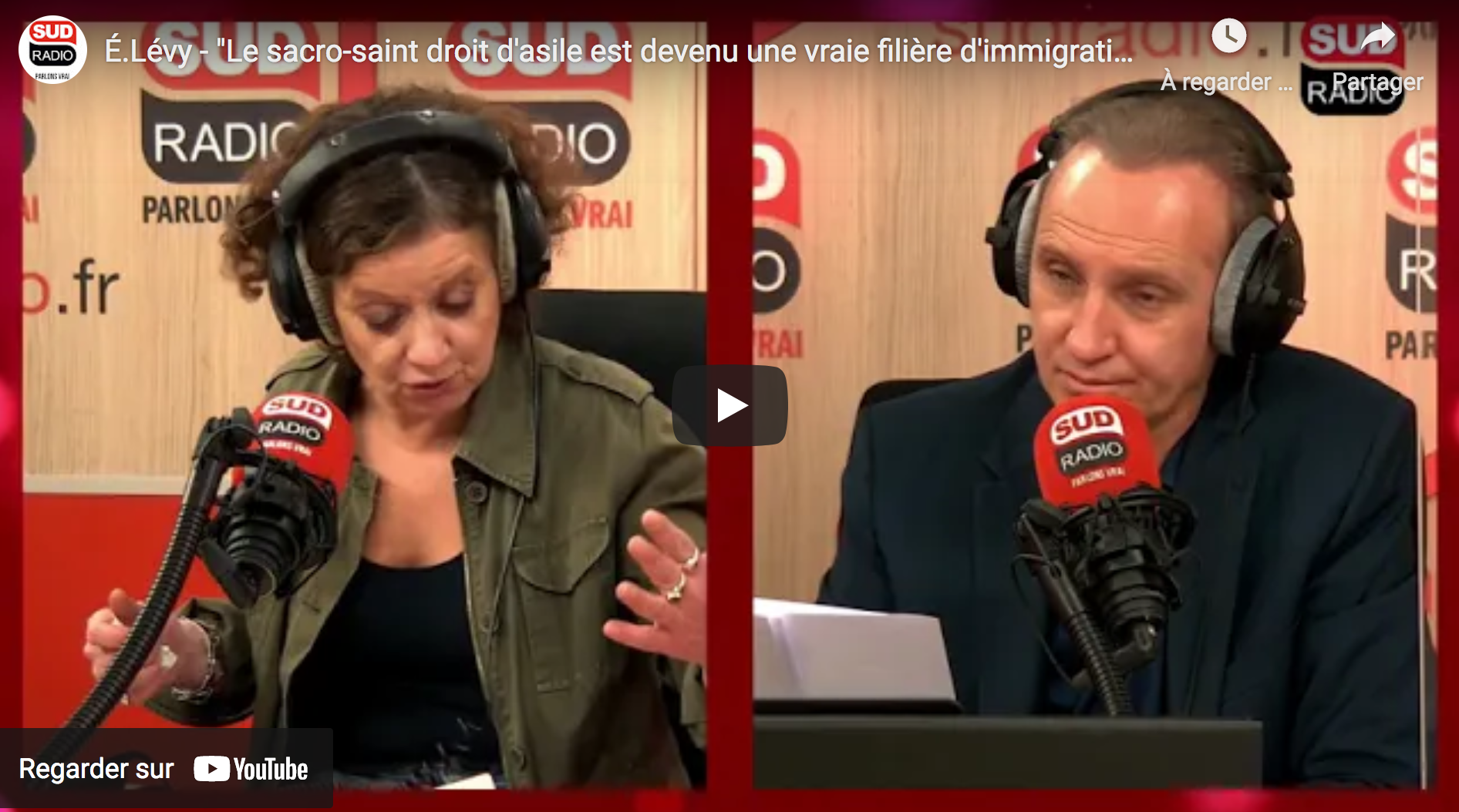 Élisabeth Lévy : “Le sacro-saint droit d’asile est devenu une vraie filière d’immigration clandestine” (VIDÉO)