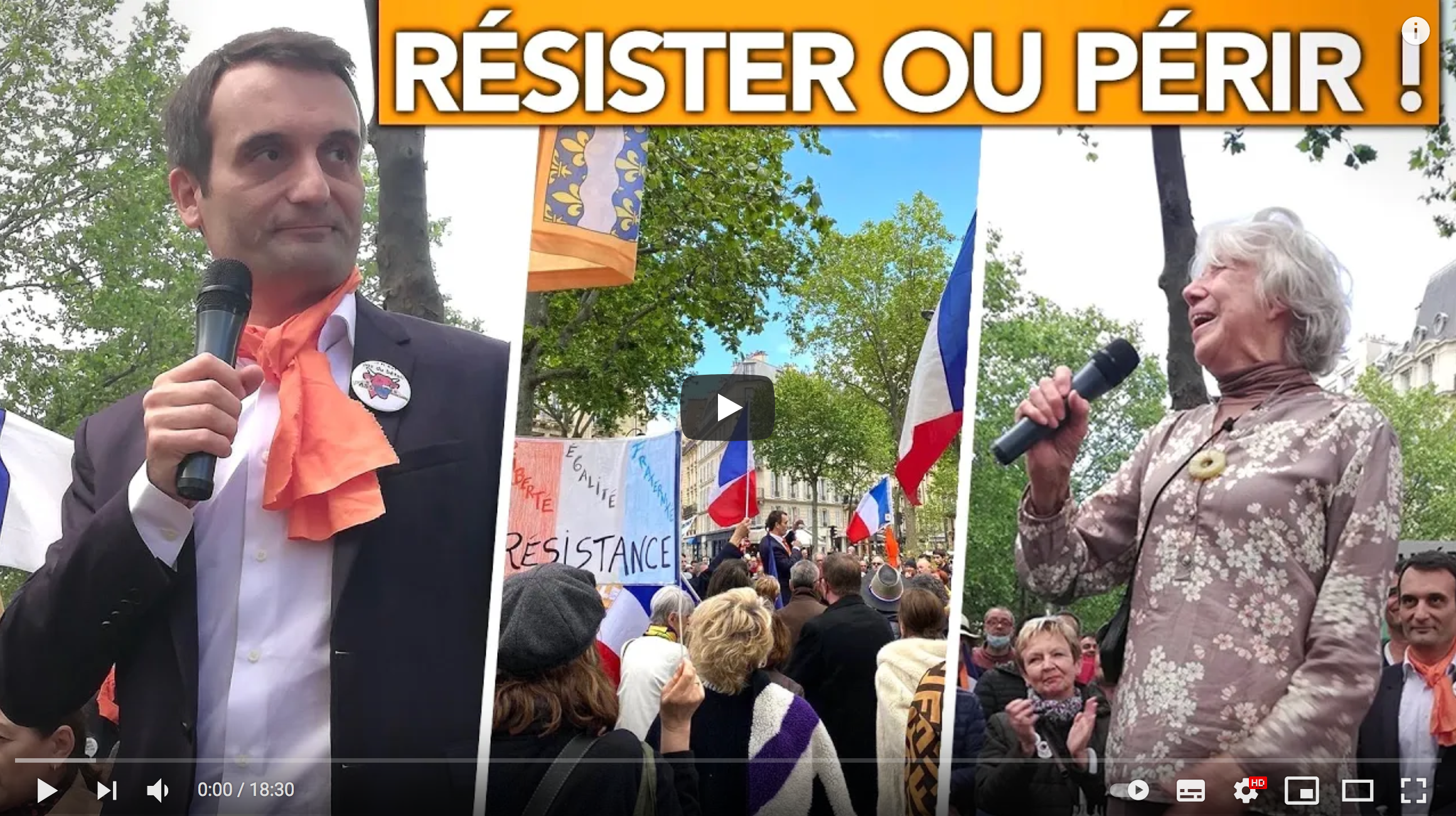 Née sous la guerre, Michelle appelle à la Résistance le peuple de France (VIDÉO)
