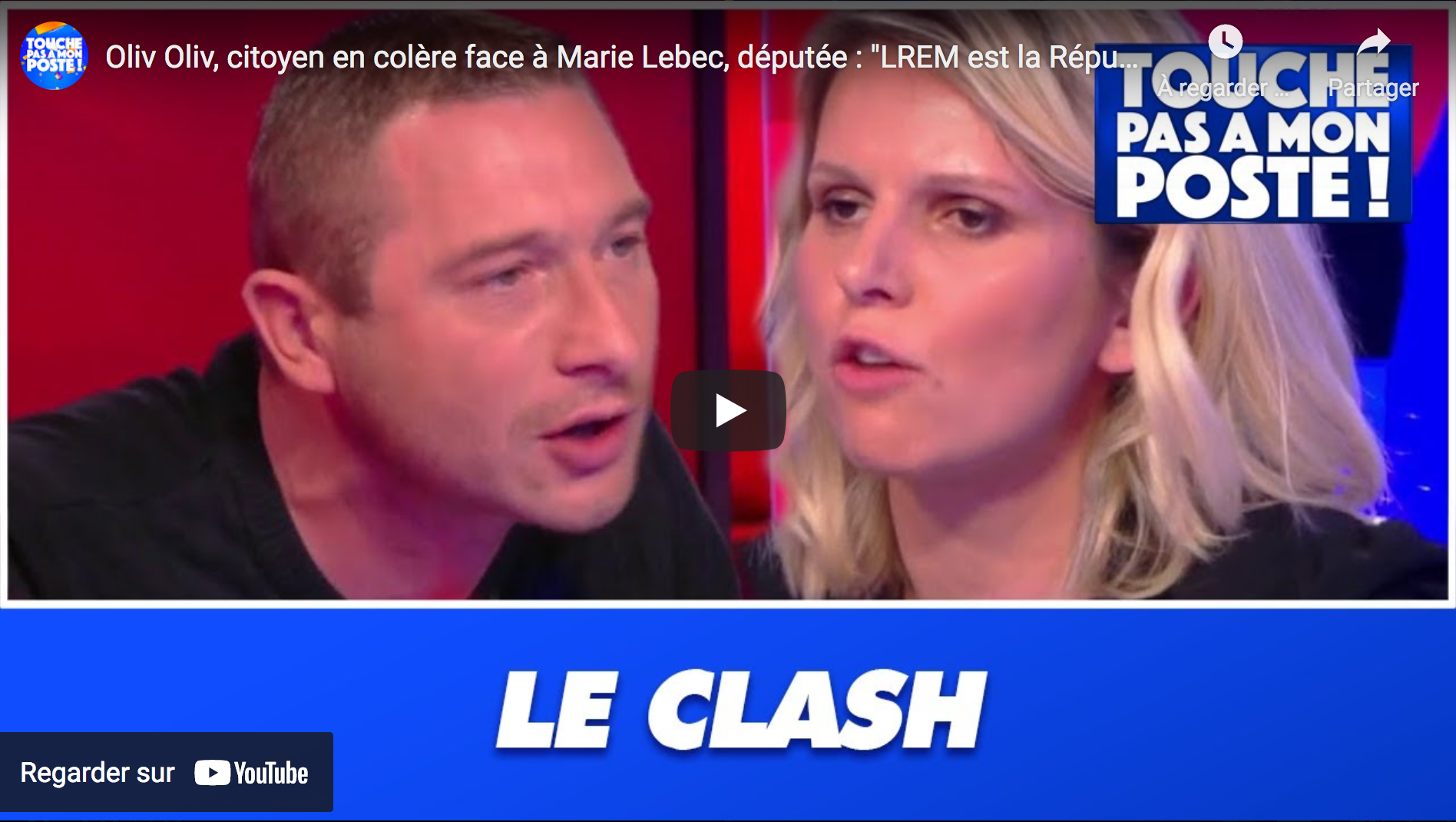 Oliv Oliv, citoyen en colère face au député LREM Marie Lebec : “LREM, c’est la République de la peur !” (VIDÉO)