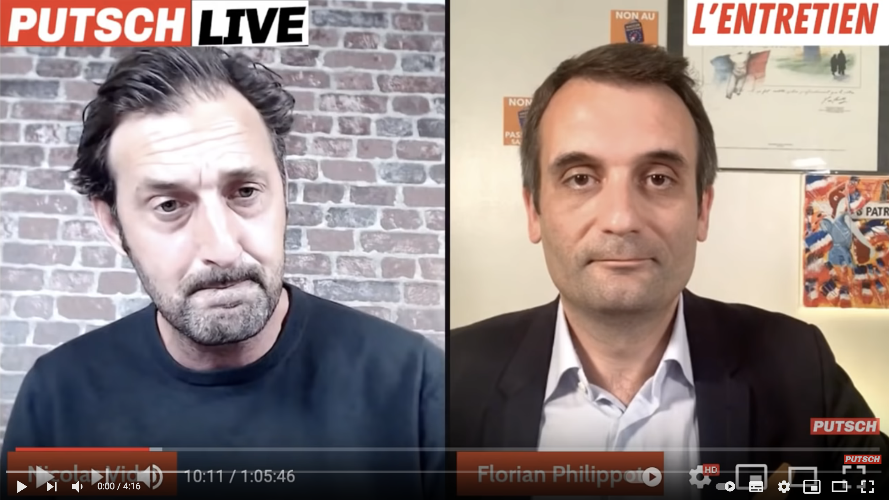 Pass sanitaire : Florian Philippot attaque violemment Michel Onfray (VIDÉO)