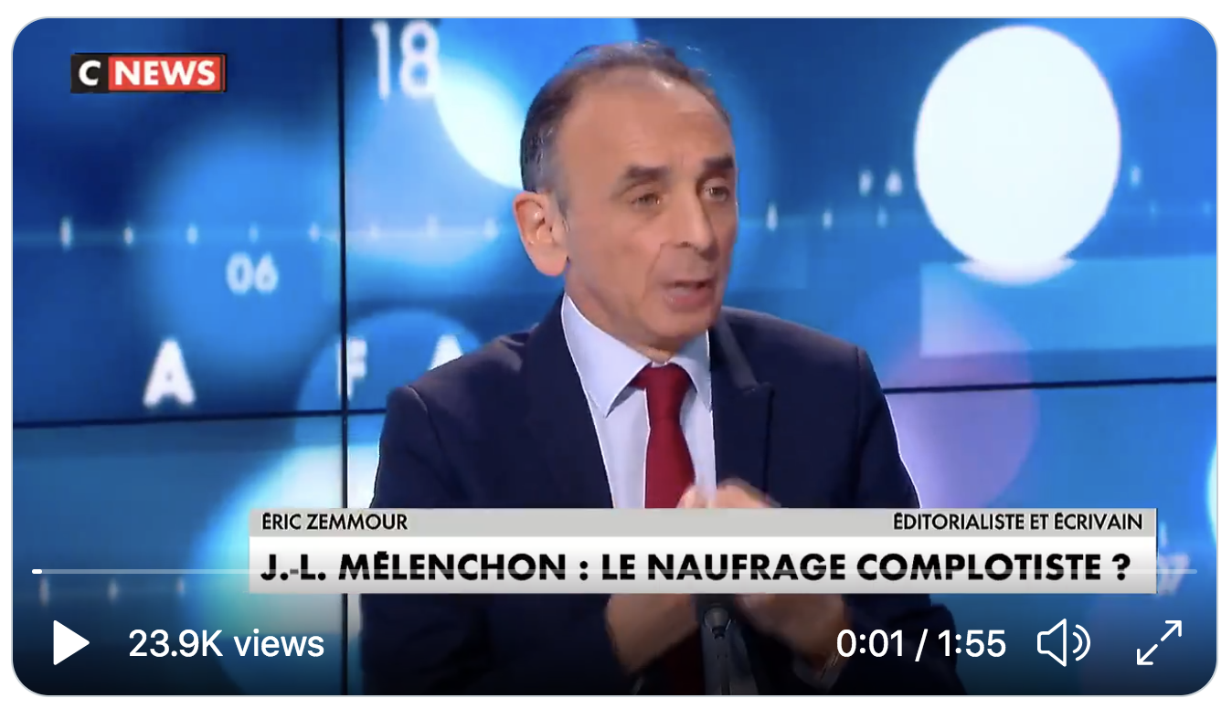 Eric Zemmour candidat à la présidentielle ? “Je ne suis plus très loin de prendre ma décision” (VIDÉO)